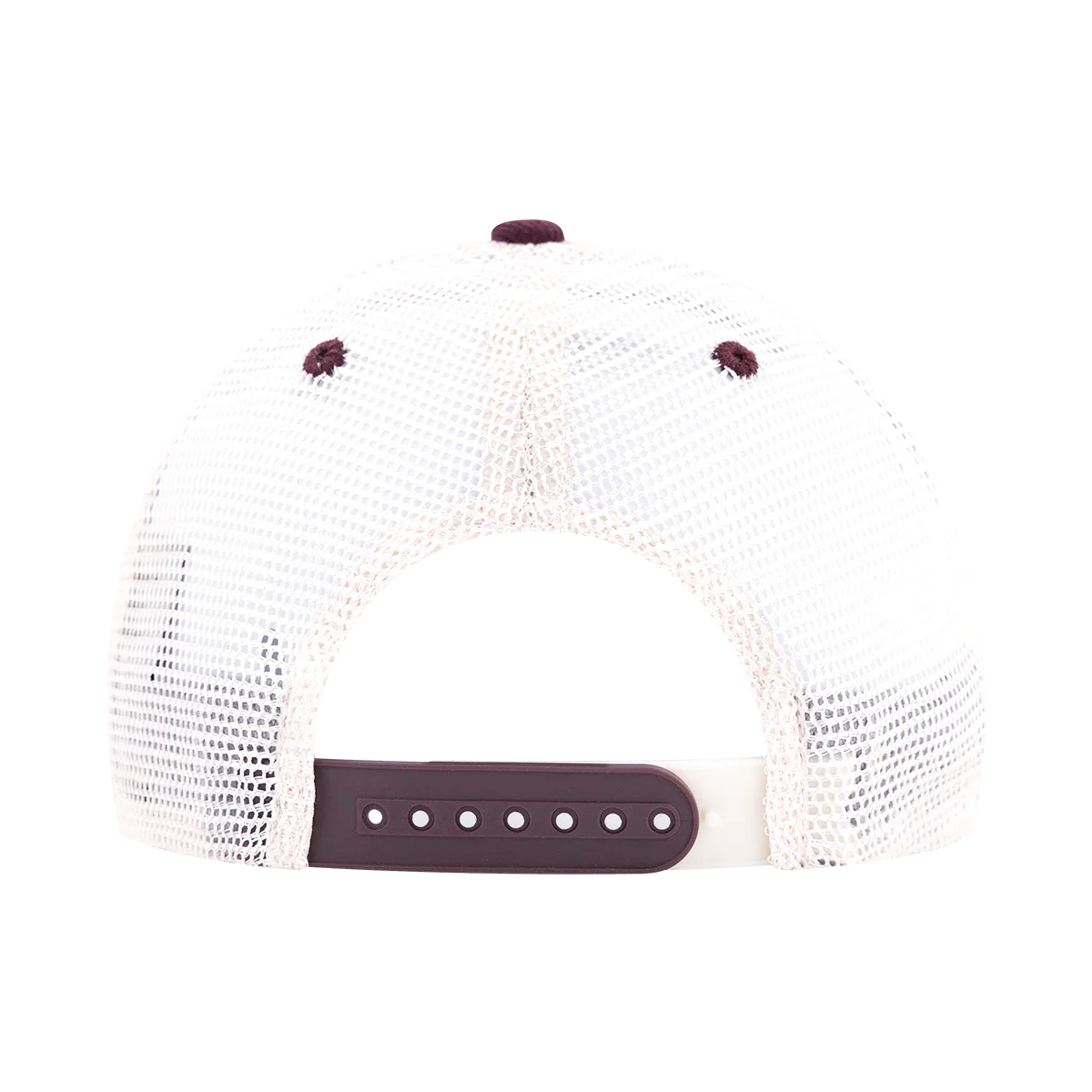 Sarge Walking Maroon Corduroy White Mesh Hat - Image 4