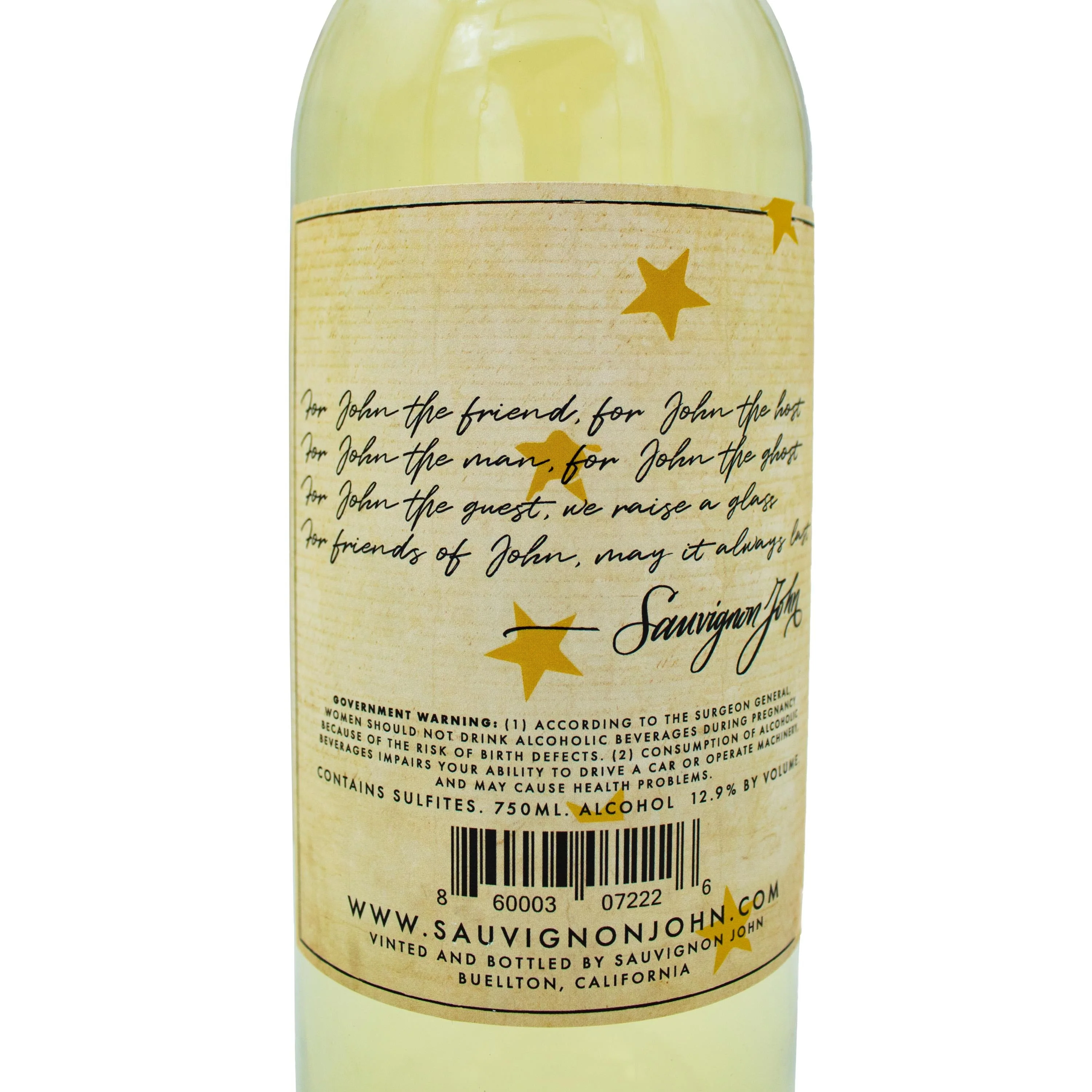 Sauvignon John Sauvignon Blanc White Wine - Image 4