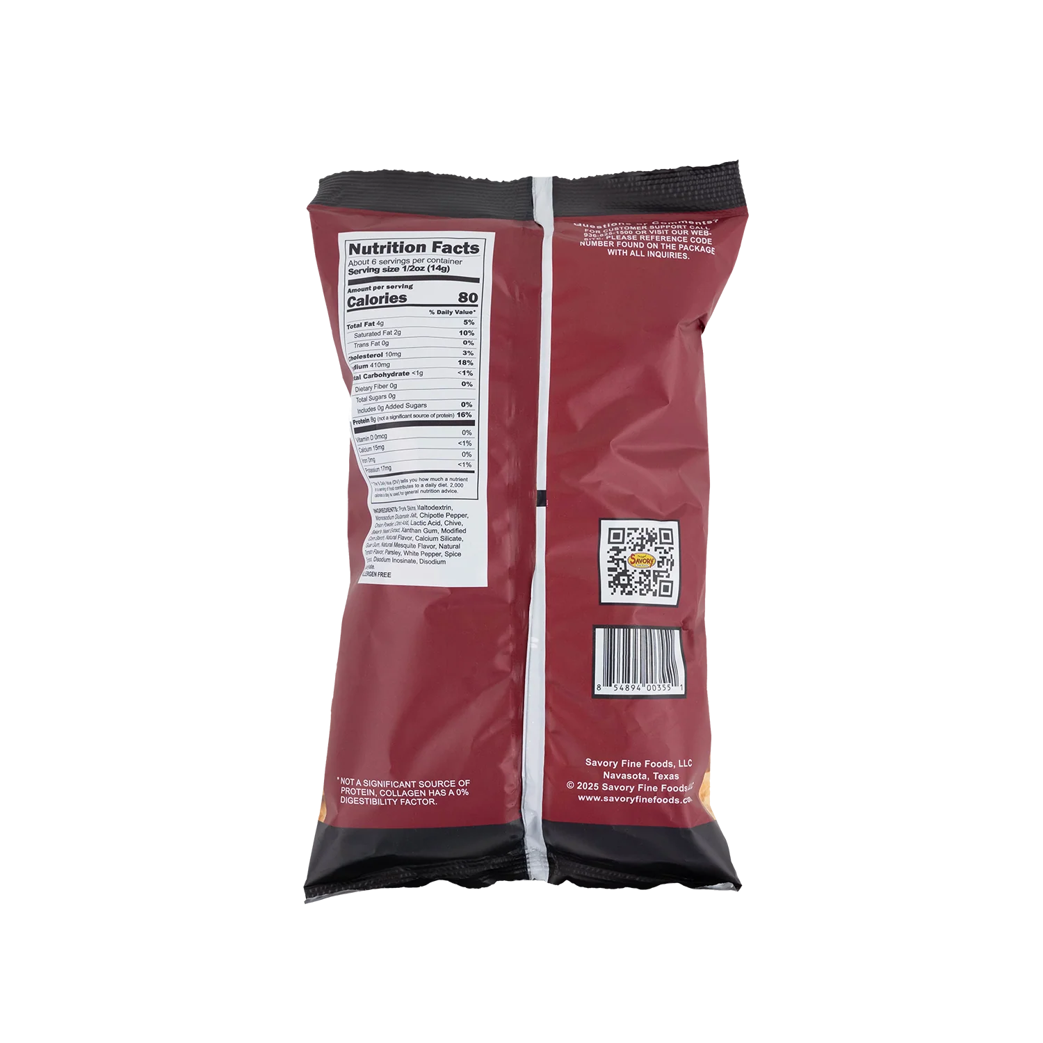 Savory Fine Foods Smokey Chipotle Pork Rinds - Image 2