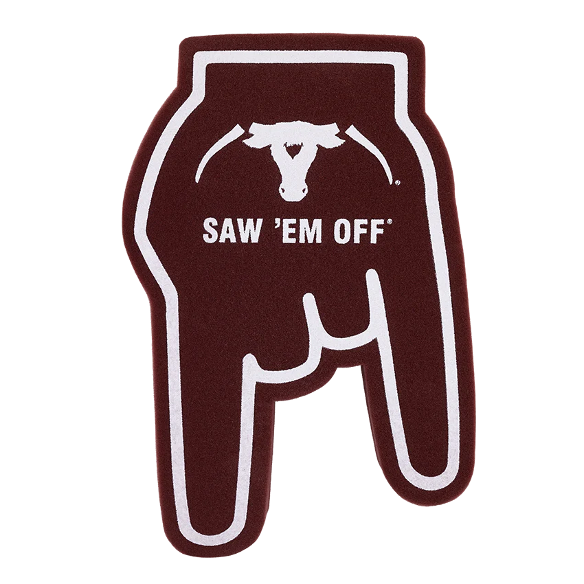 Saw 'Em Off Foam Horns Down
