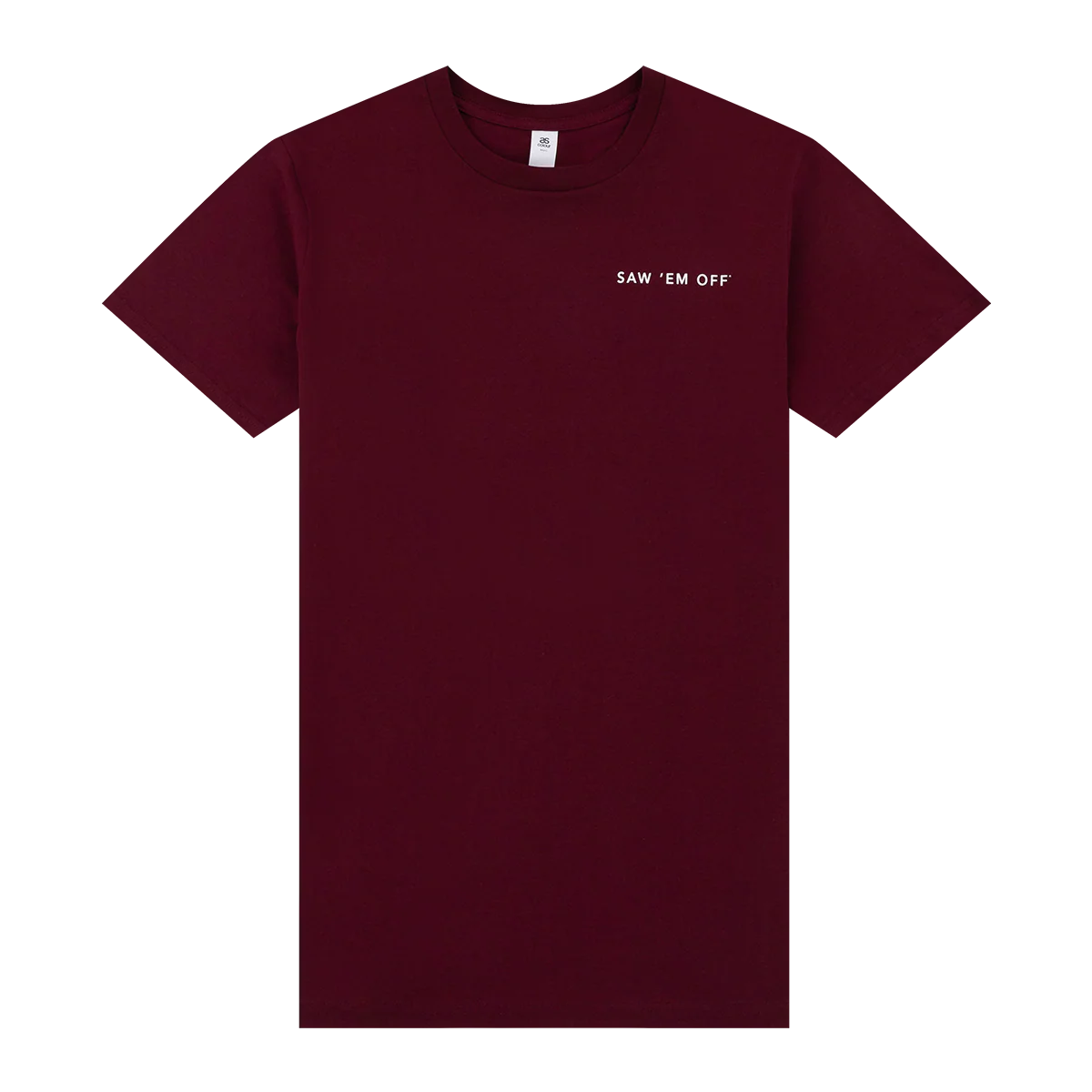 Saw 'Em Off Forever Maroon T-Shirt - Image 4