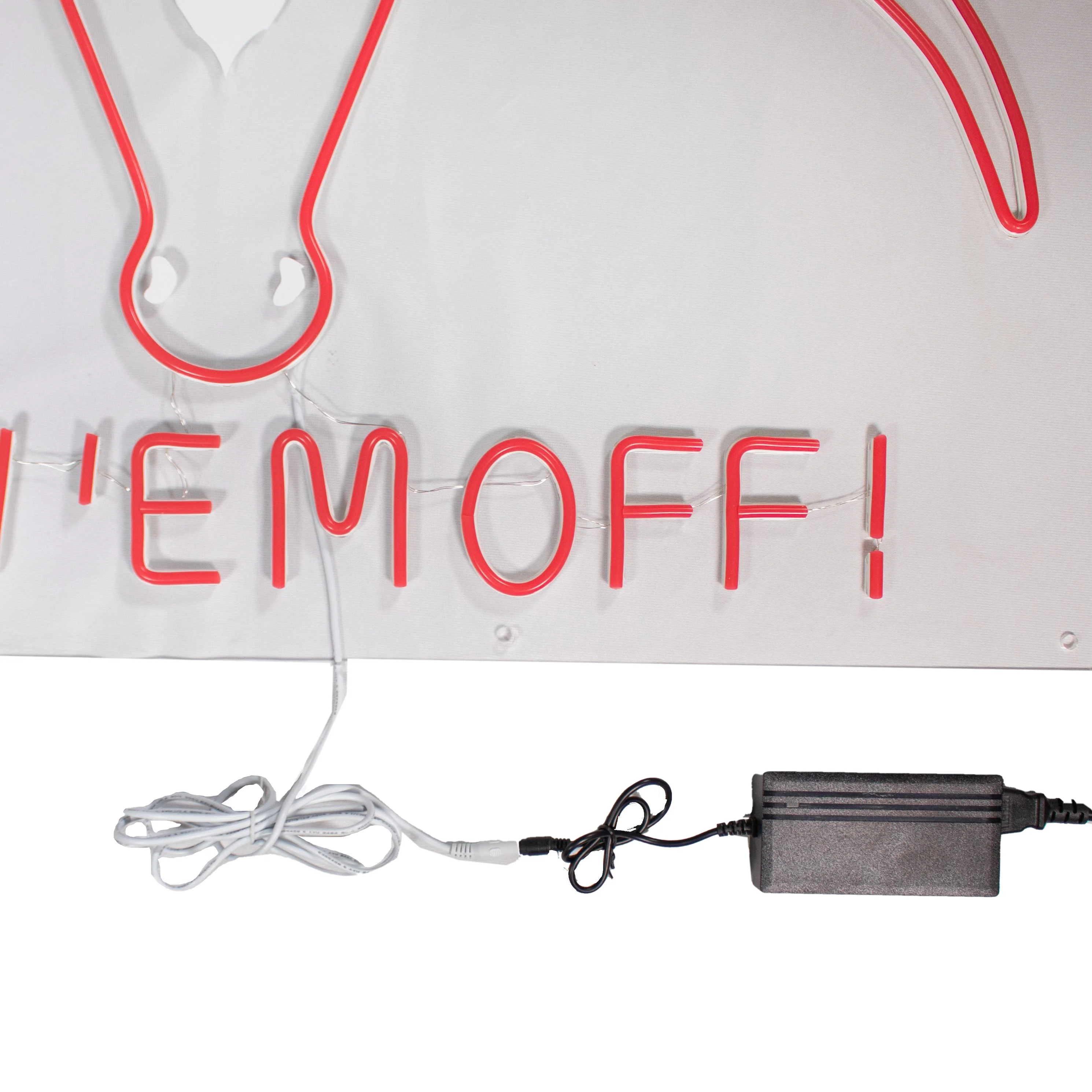 Saw 'Em Off Neon Sign - Image 4