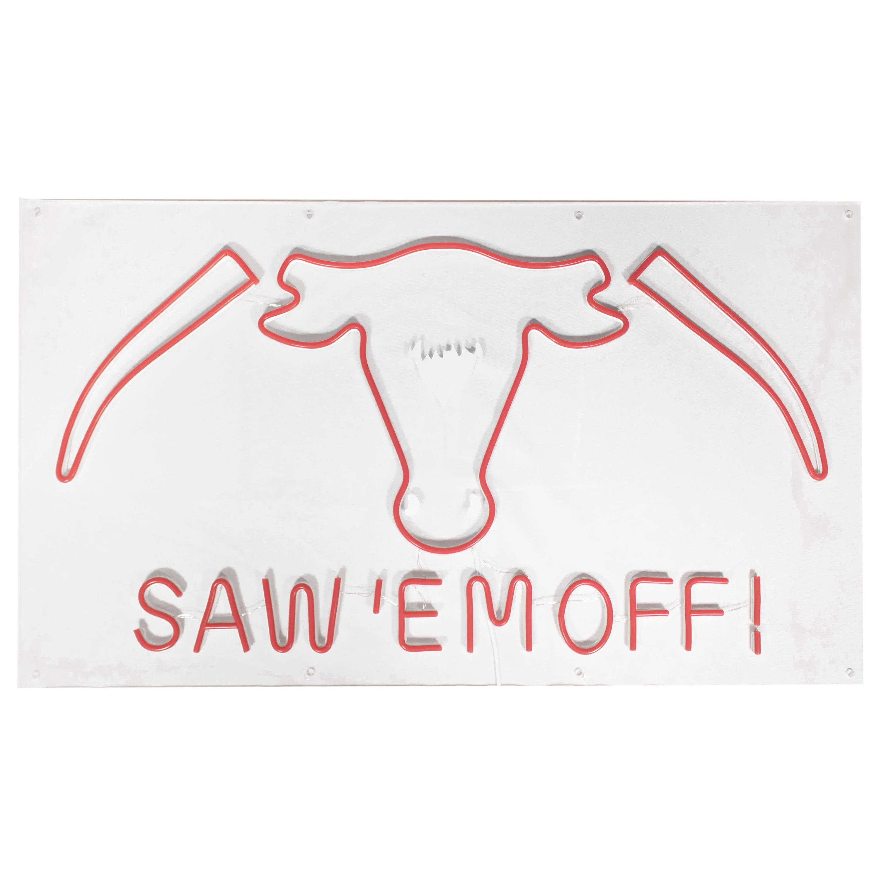 Saw 'Em Off Neon Sign - Image 6