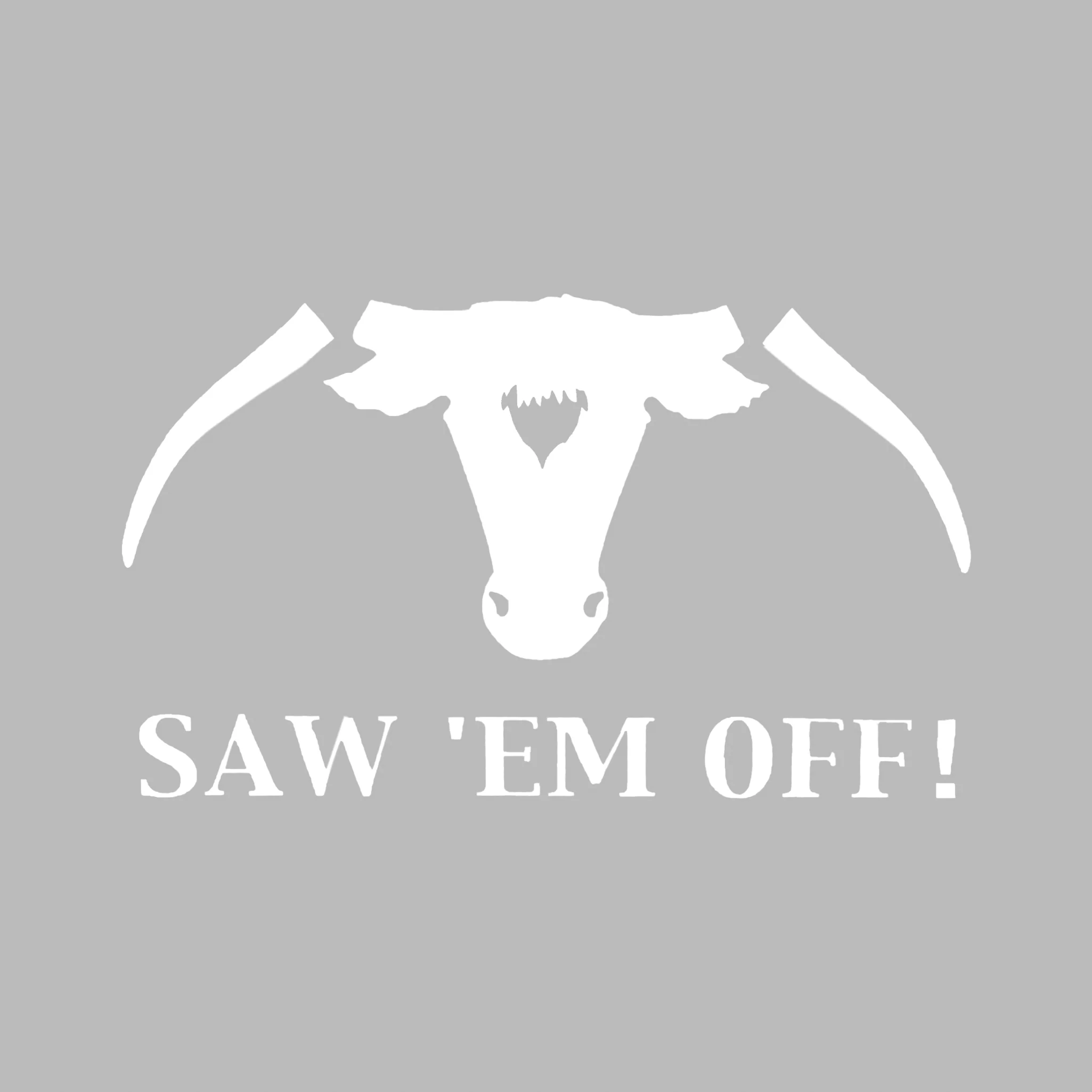 Saw 'Em Off Small Decal - Image 4