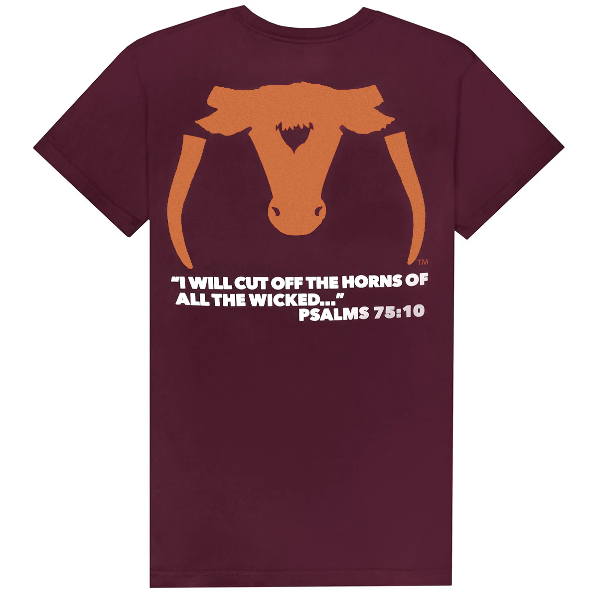 Saw 'Em Off Verse Adult Maroon T-Shirt