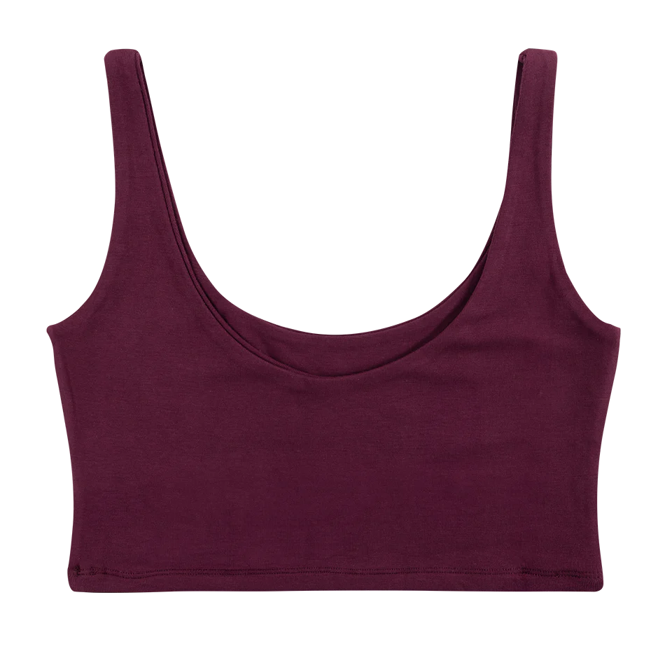 Texas A&M Hype & Vice Maroon Scoop Neck Crop Top - Image 4