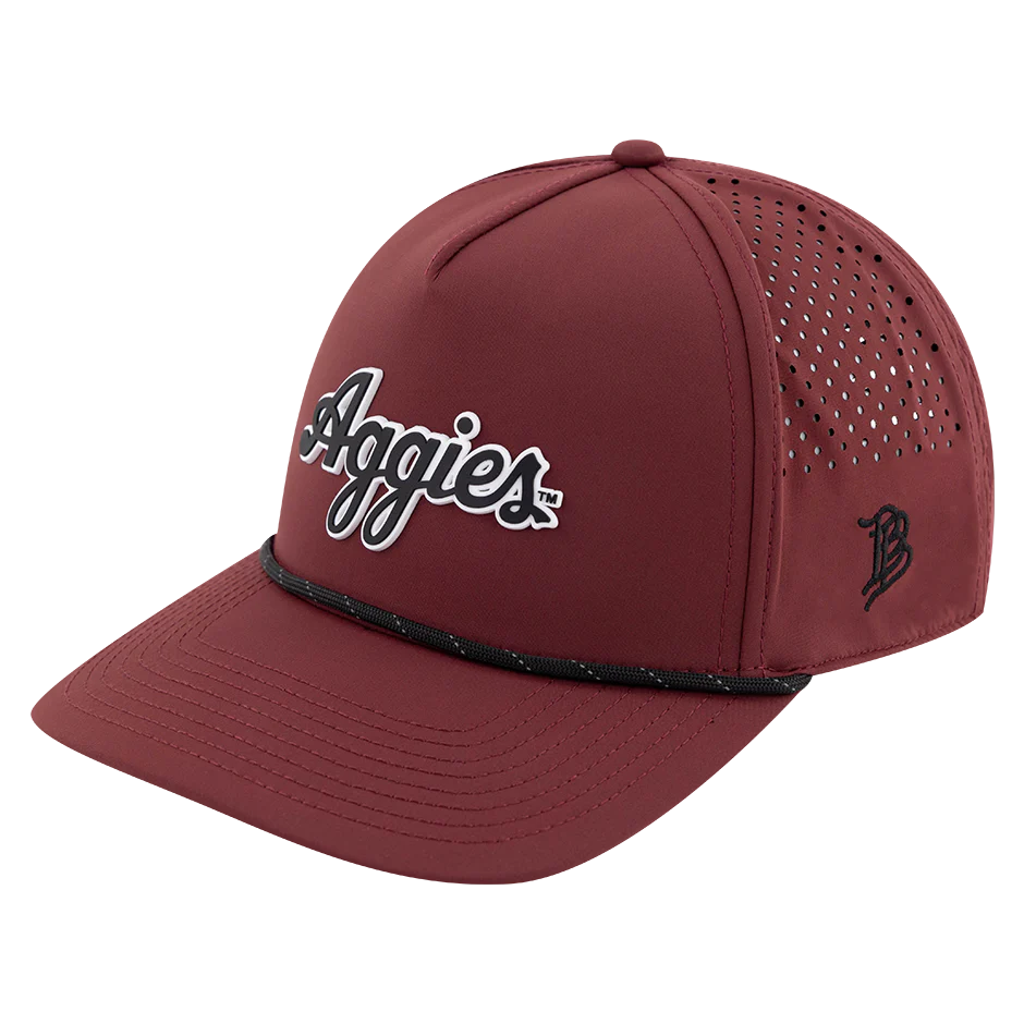 Script Aggies Branded Bills Maroon Cap