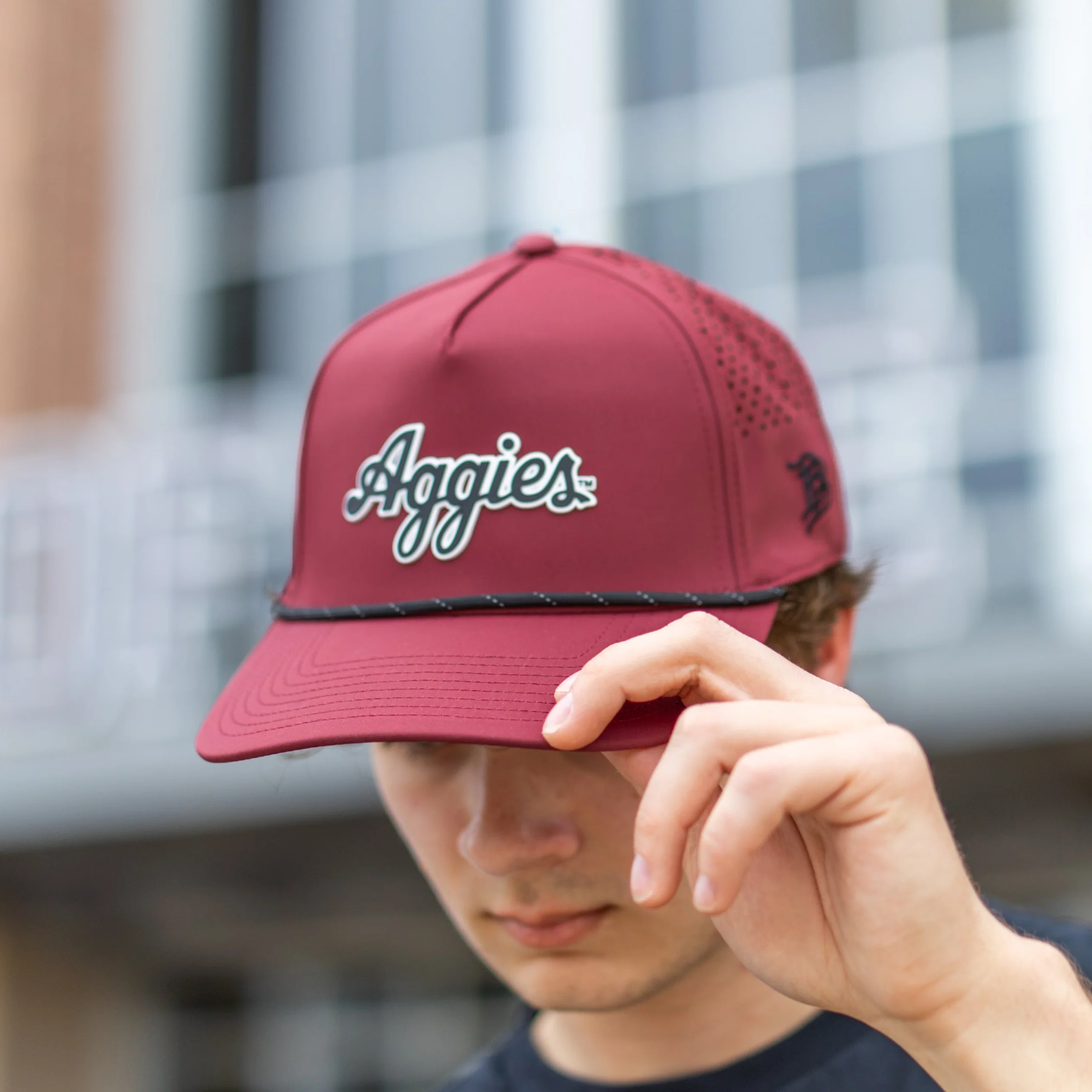 Script Aggies Branded Bills Maroon Cap - Image 2