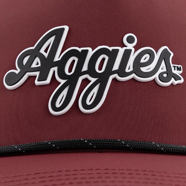 Script Aggies Branded Bills Maroon Cap - Image 3
