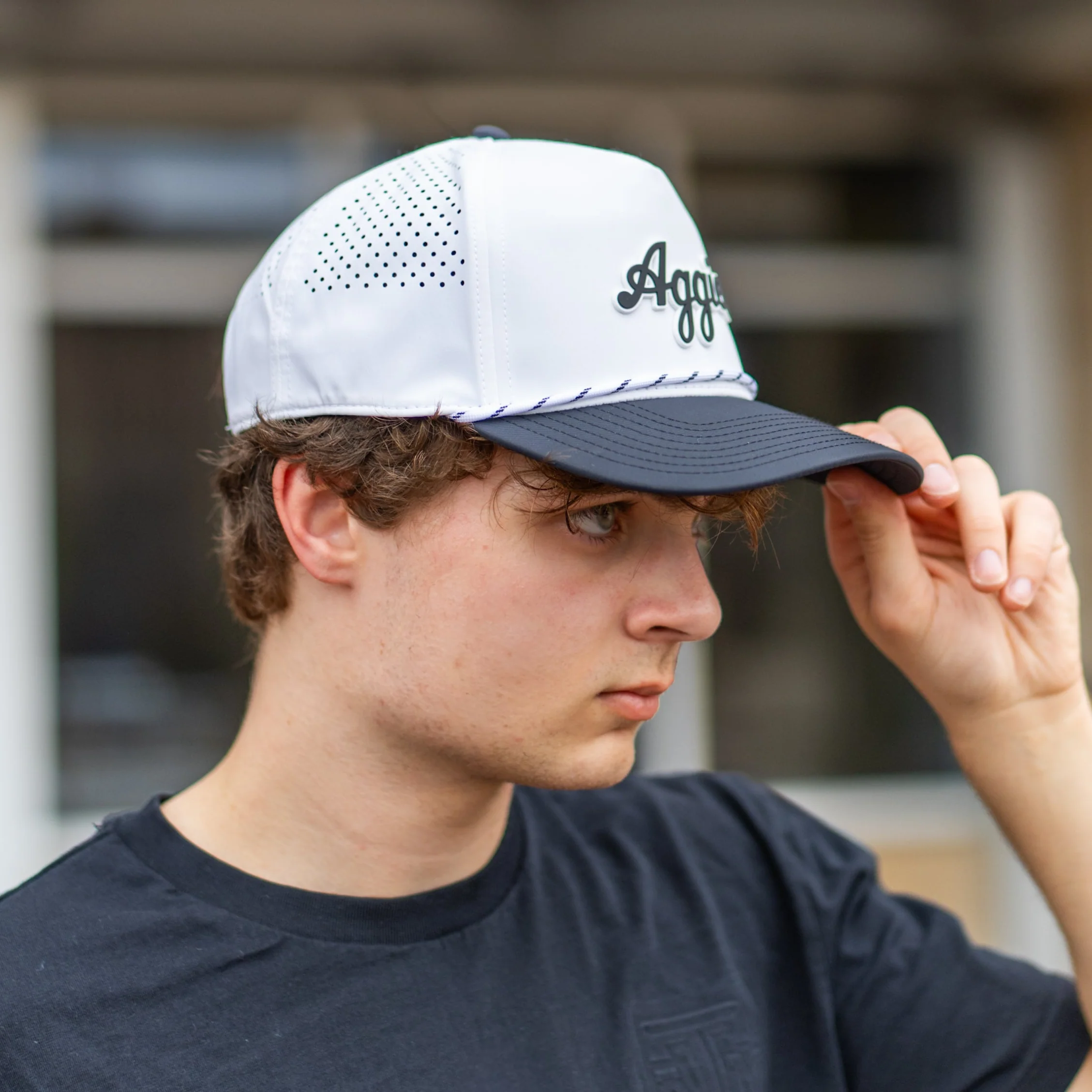 Script Aggies Branded Bills White Cap - Image 2