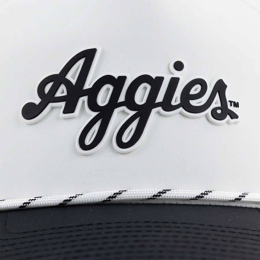 Script Aggies Branded Bills White Cap - Image 3
