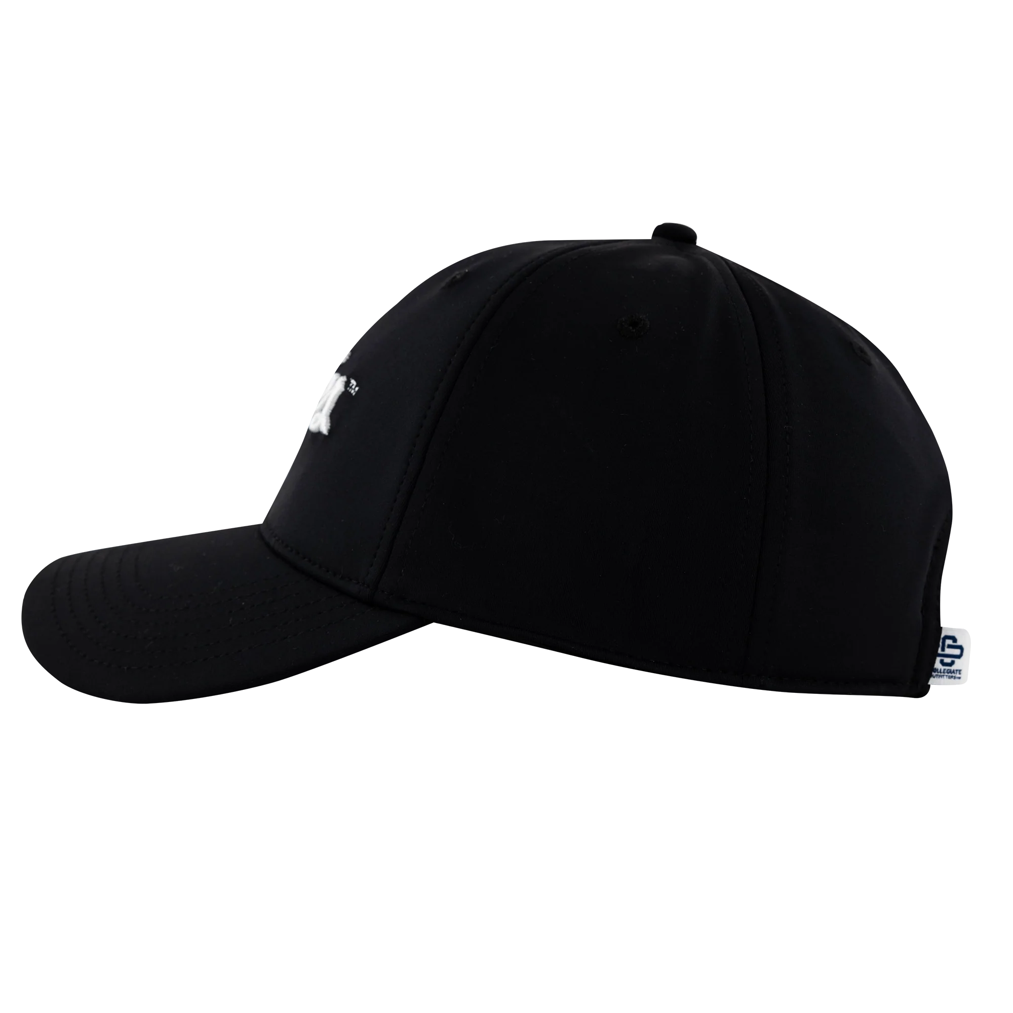 Script Aggies Collegiate Outfitters 6 Panel Hat - Black - Image 3