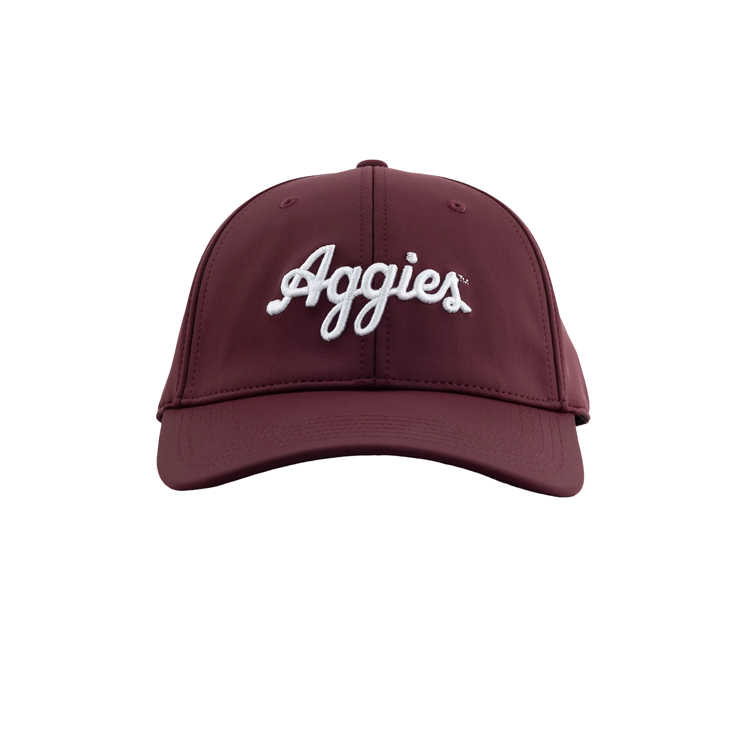 Script Aggies Collegiate Outfitters 6 Panel Hat - Maroon