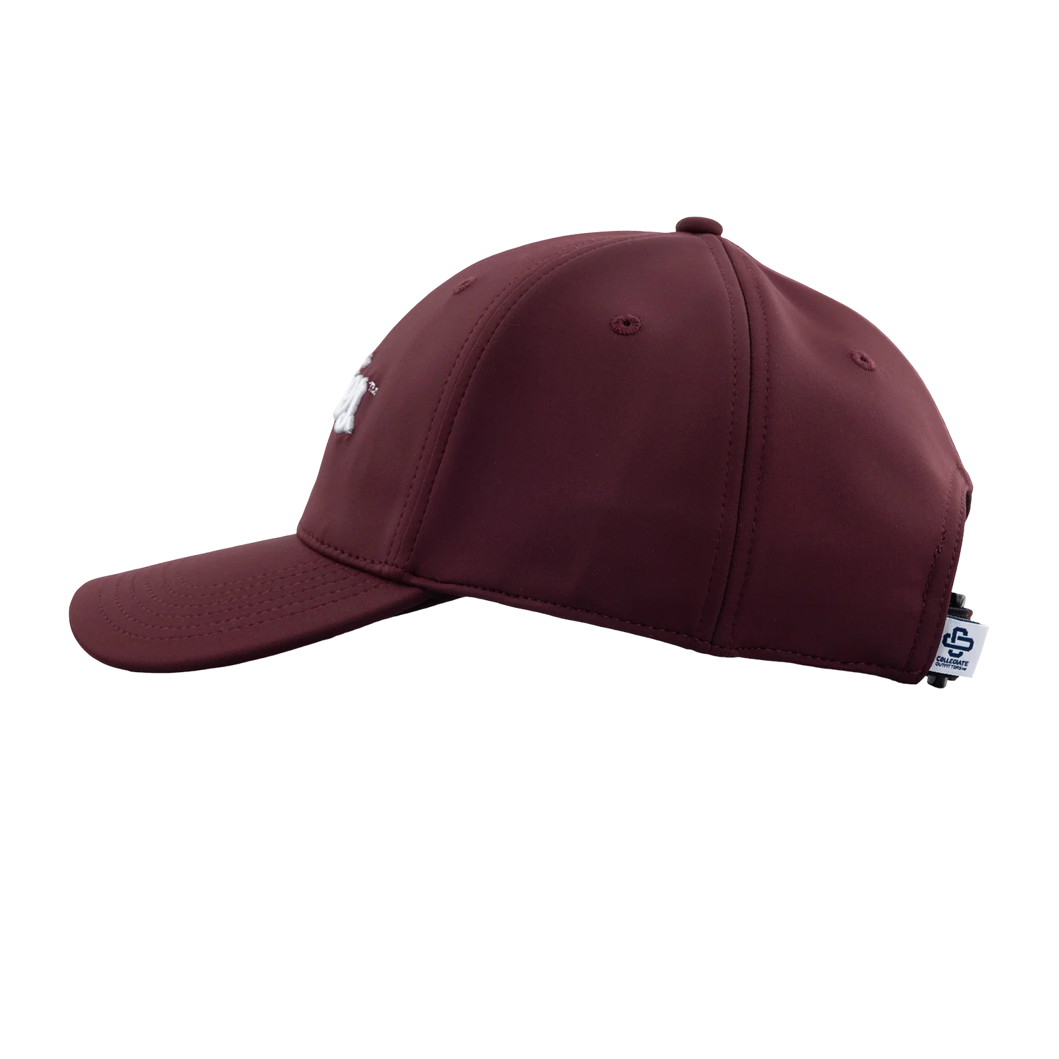 Script Aggies Collegiate Outfitters 6 Panel Hat - Maroon - Image 11