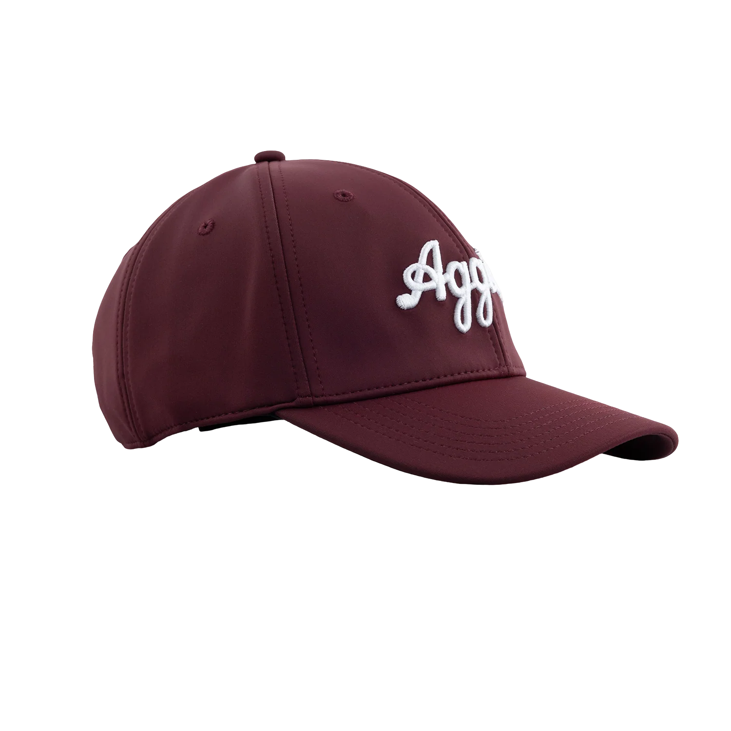 Script Aggies Collegiate Outfitters 6 Panel Hat - Maroon - Image 31