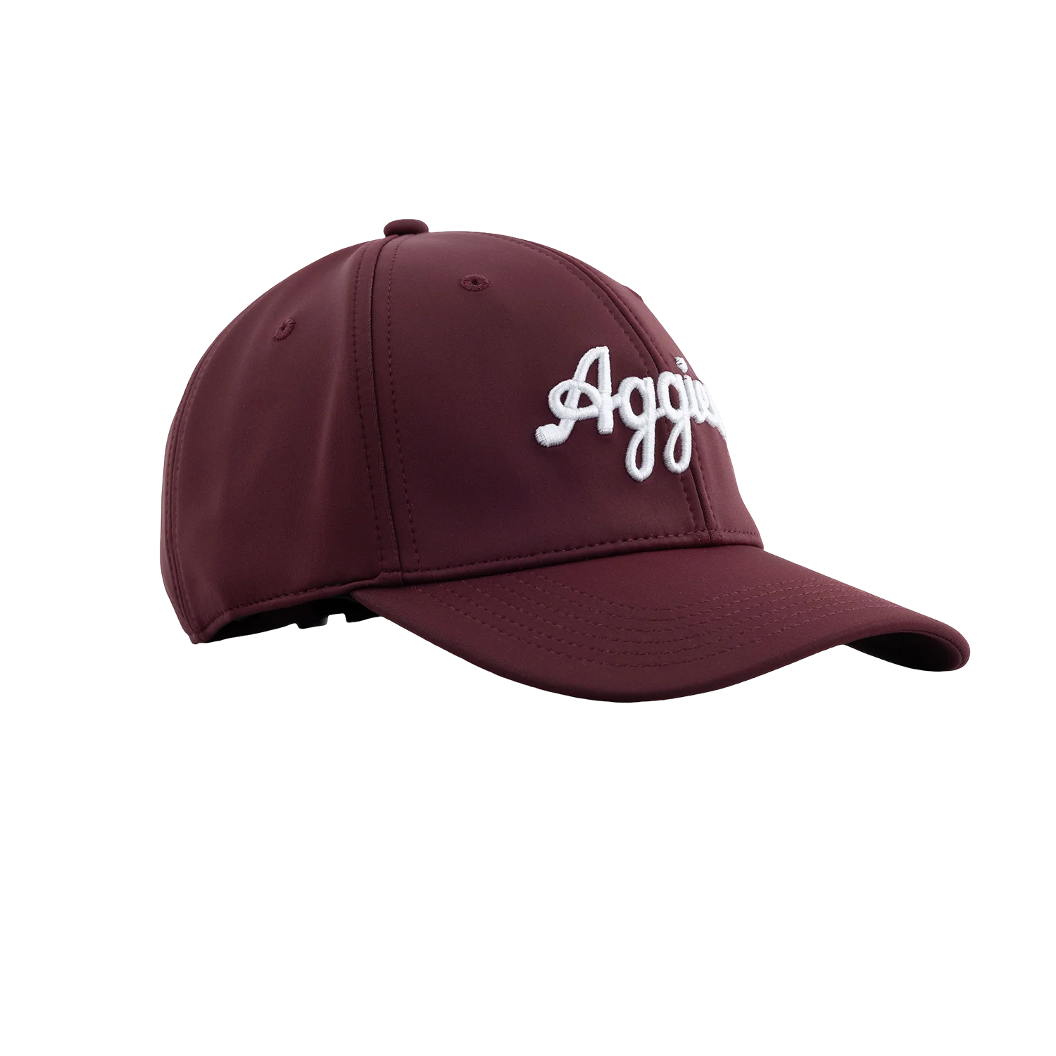 Script Aggies Collegiate Outfitters 6 Panel Hat - Maroon - Image 32