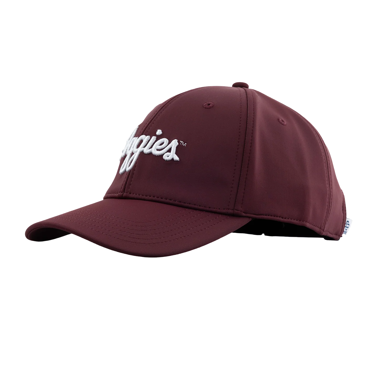 Script Aggies Collegiate Outfitters 6 Panel Hat - Maroon - Image 6