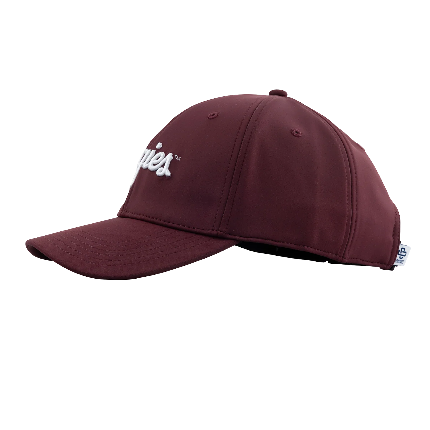 Script Aggies Collegiate Outfitters 6 Panel Hat - Maroon - Image 8