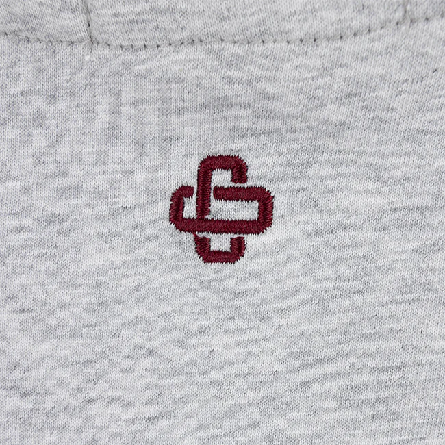 Script Aggies Collegiate Outfitters Felt T-Shirt - Gray - Image 4