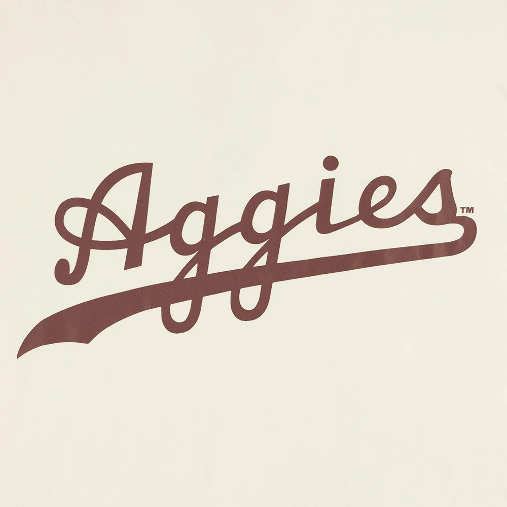 Script Aggies Collegiate Outfitters Performance T-Shirt - Beige - Image 2