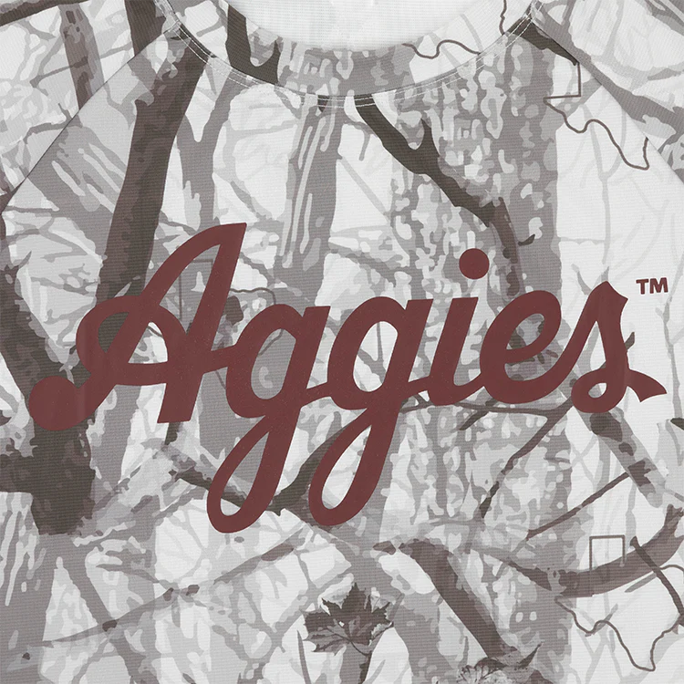 Script Aggies Collegiate Outfitters Texas T-Shirt - Camo - Image 3