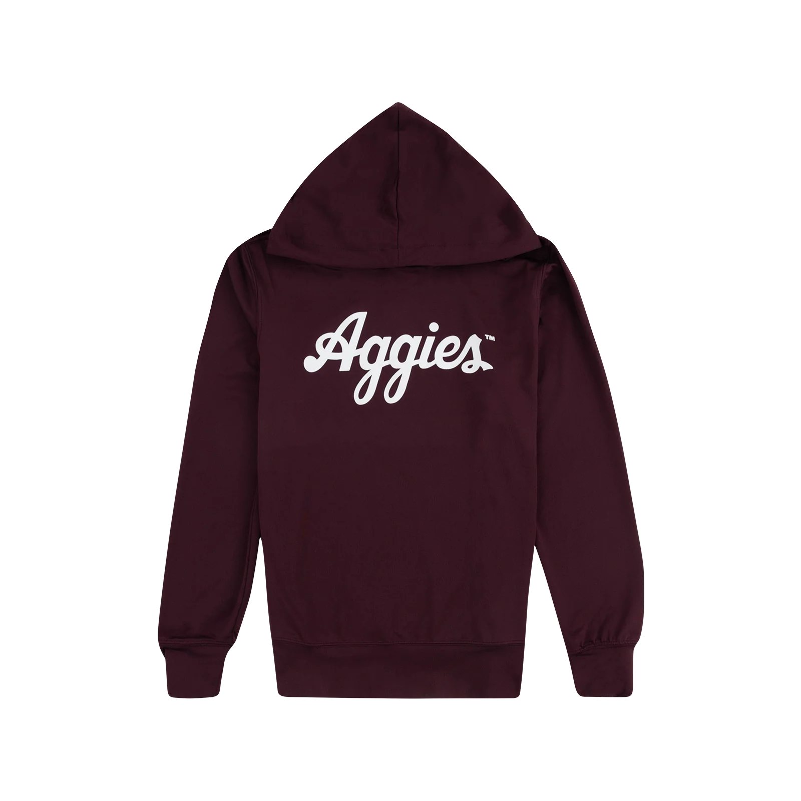Script Aggies Collegiate Outfitters Youth T-Shirt Hoodie - Maroon