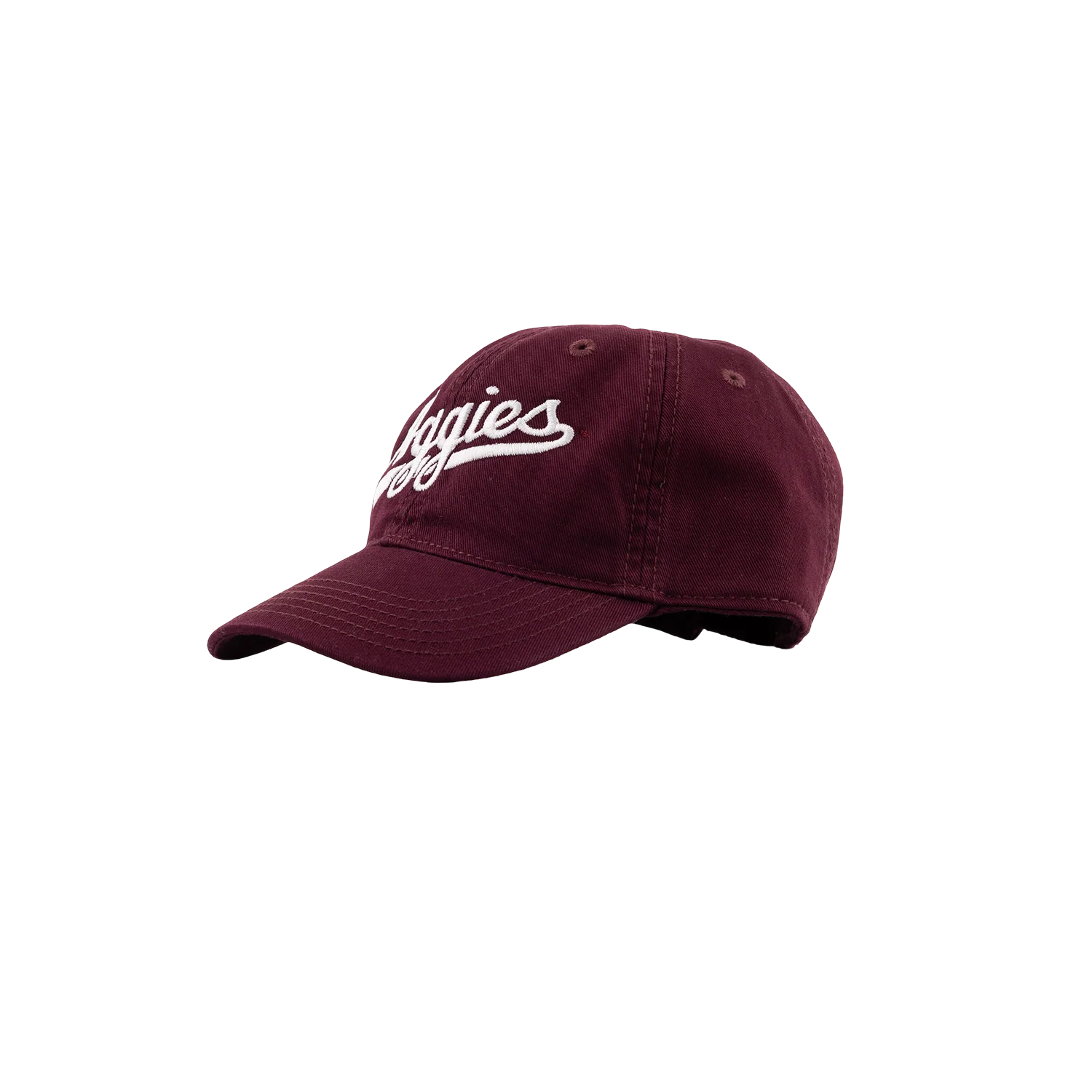 Script Aggies League Collegiate Toddler Relaxed Stretchy Cap - Maroon - Image 6