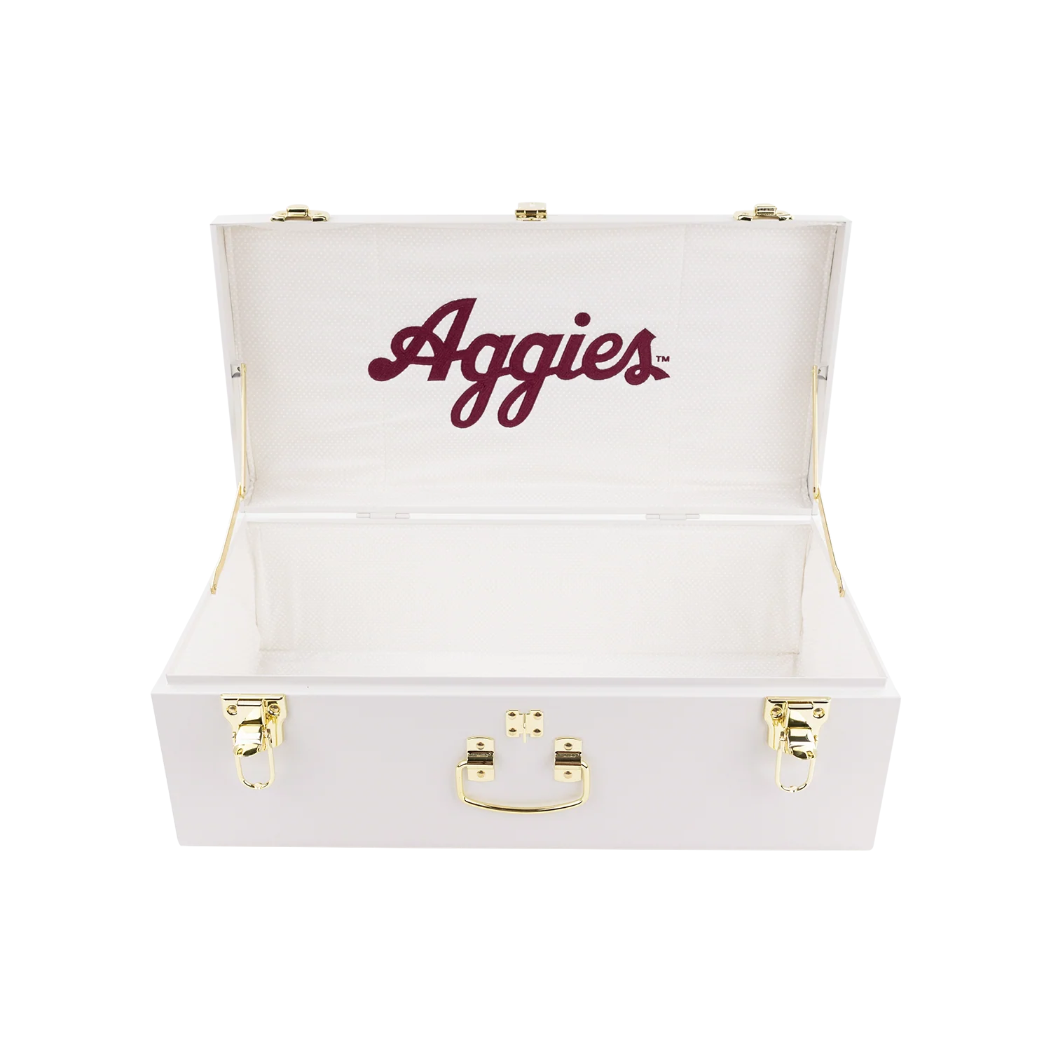 Script Aggies Petite Keep Trunk - White