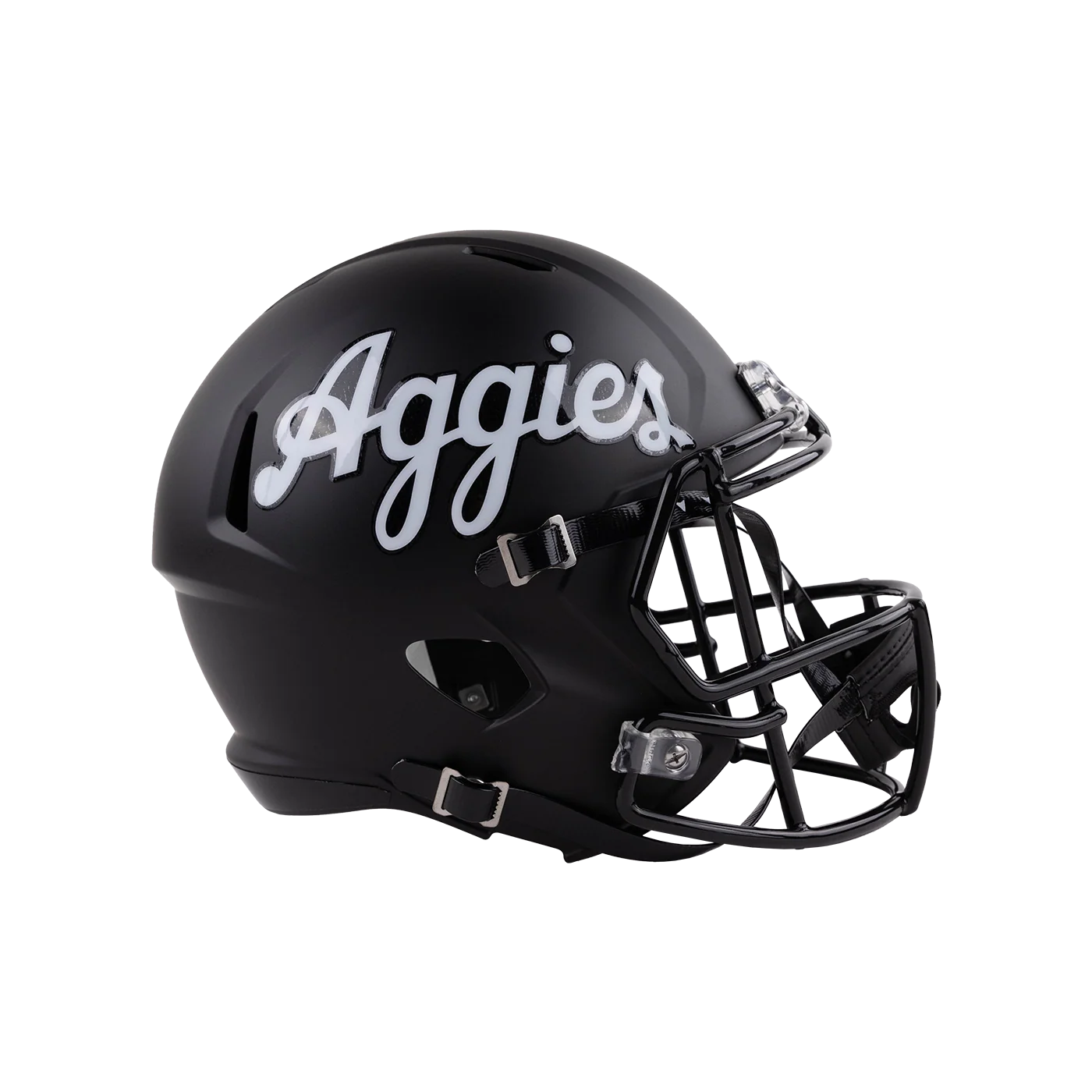 Script Aggies Speed Replica Black Football Helmet - Image 4