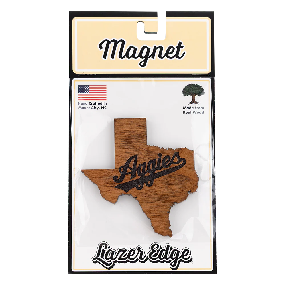 Script Aggies Texas Magnet