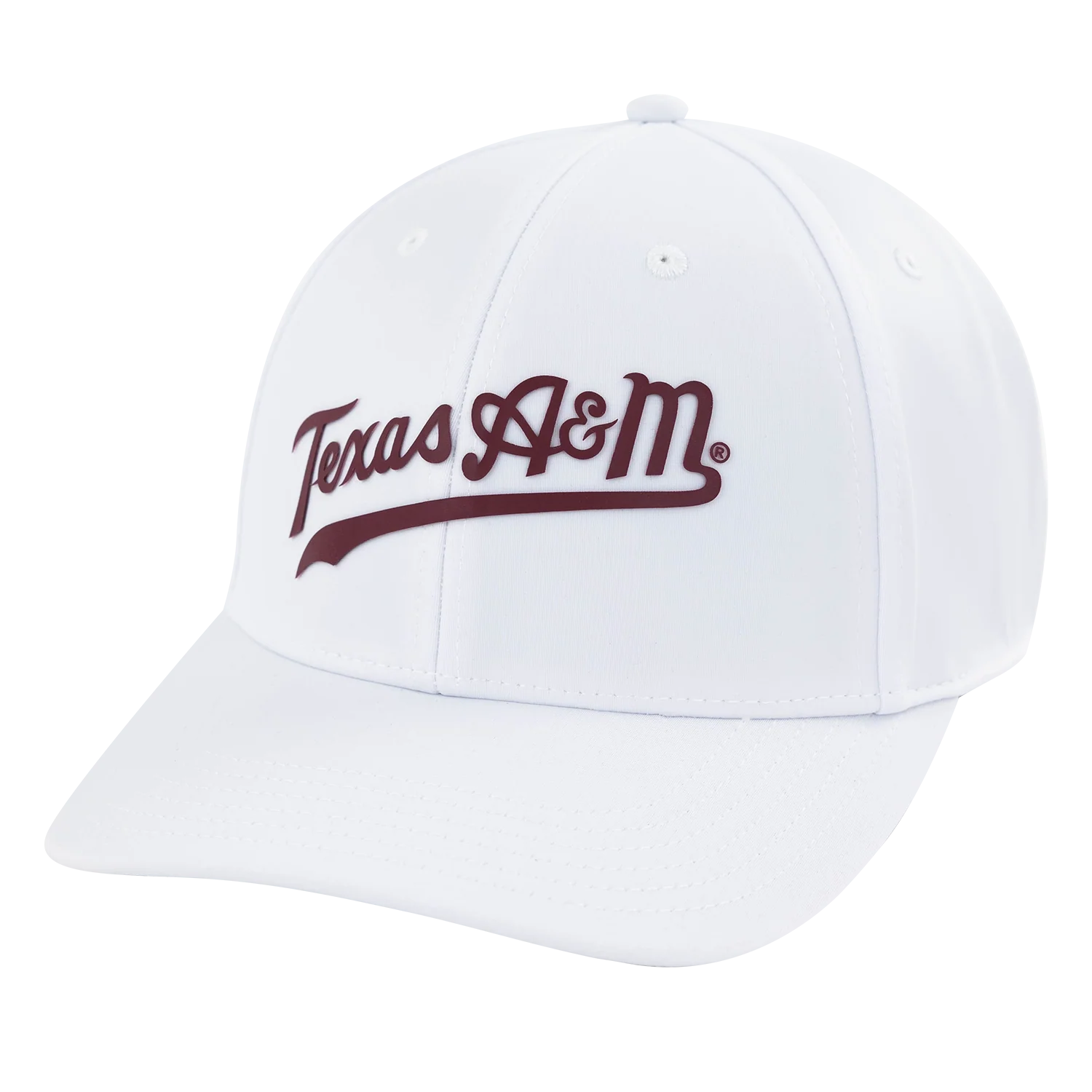 Script Texas A&M Collegiate Outfitters Swoop Hat - White