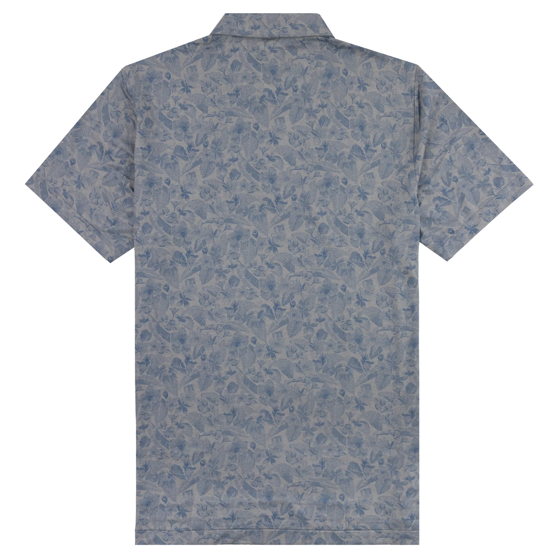 Texas A&M Peter Millar Shadow Stripe Floral Polo - Image 4