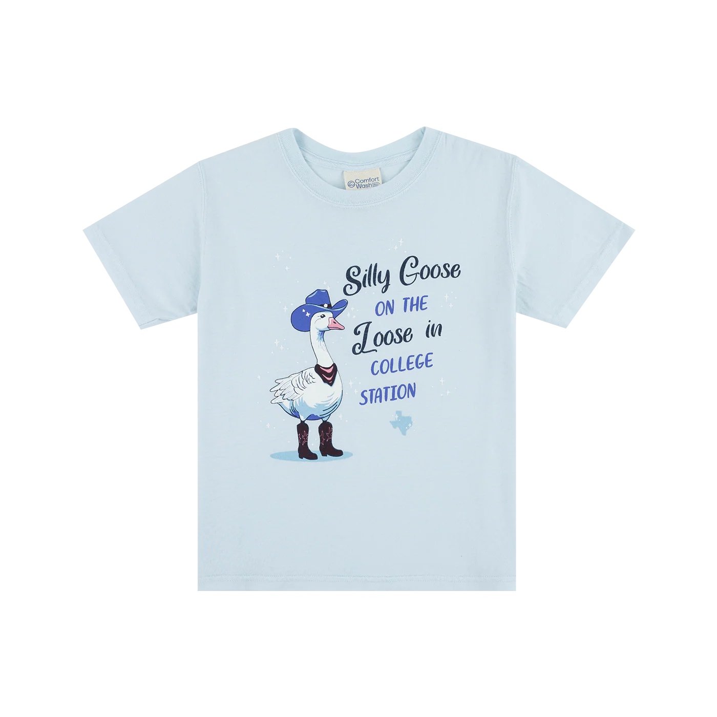 Silly Goose Baby Blue Youth T-Shirt