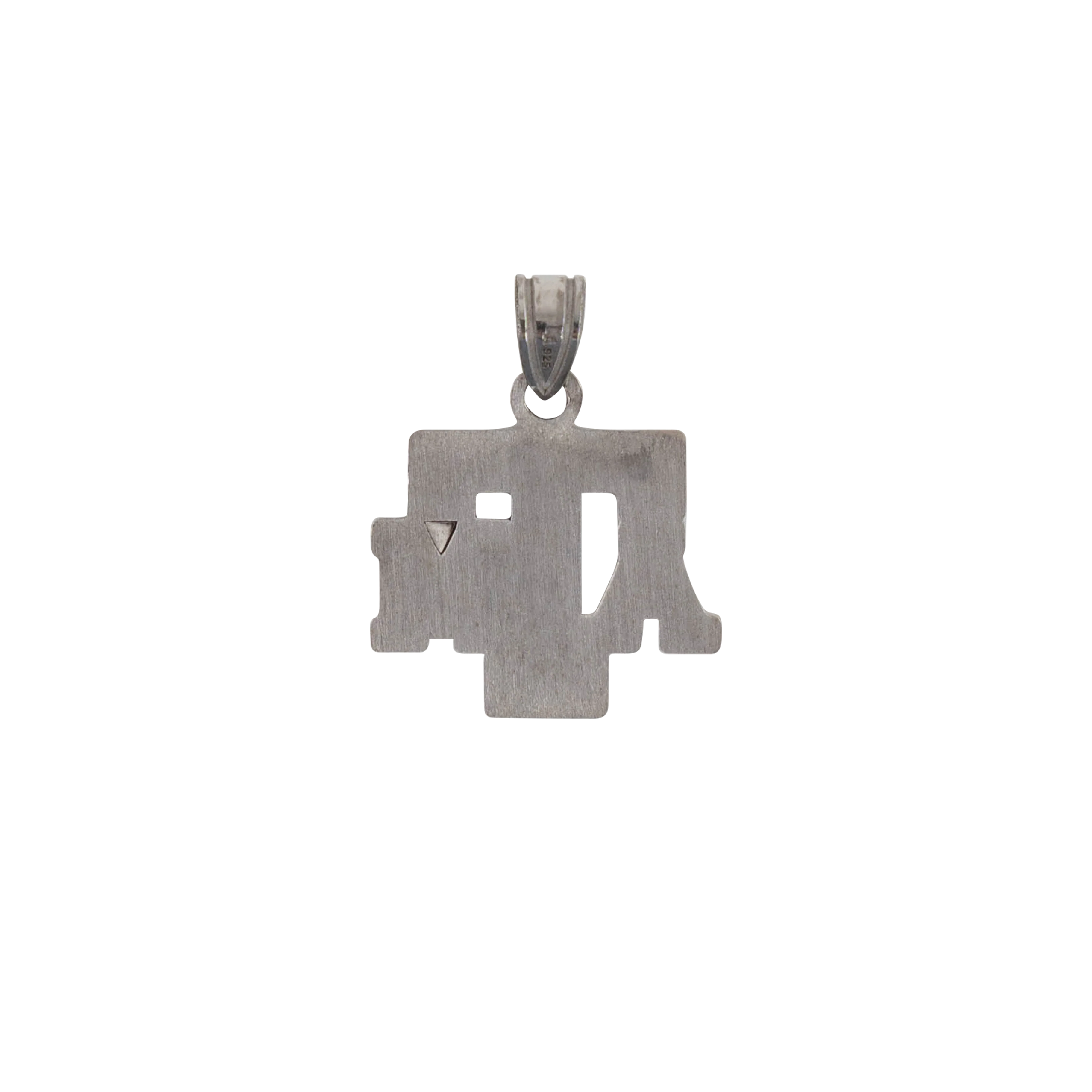 Small Block ATM Sterling Silver Charm - Image 2
