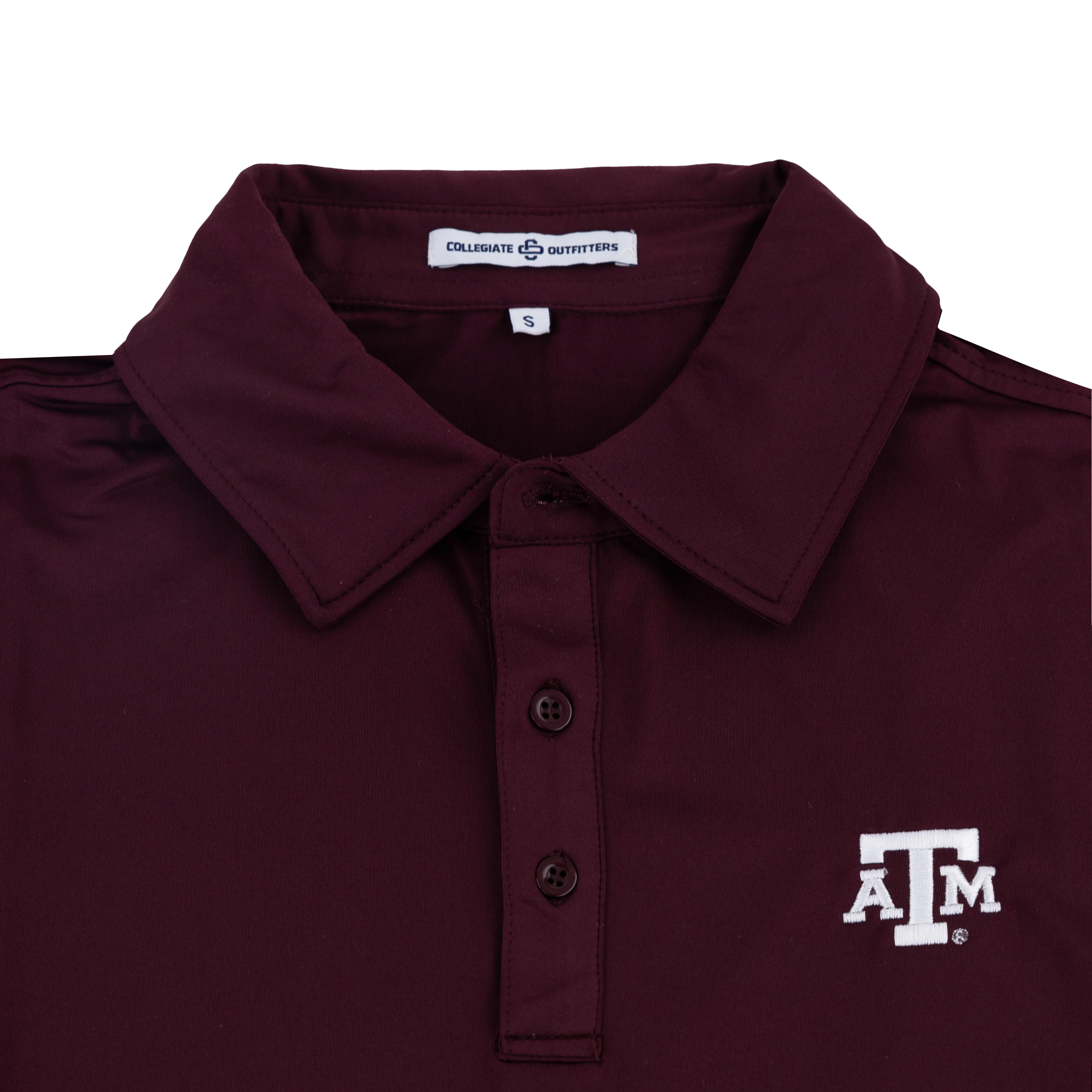 Texas A&M Solid Maroon Polo - Image 3