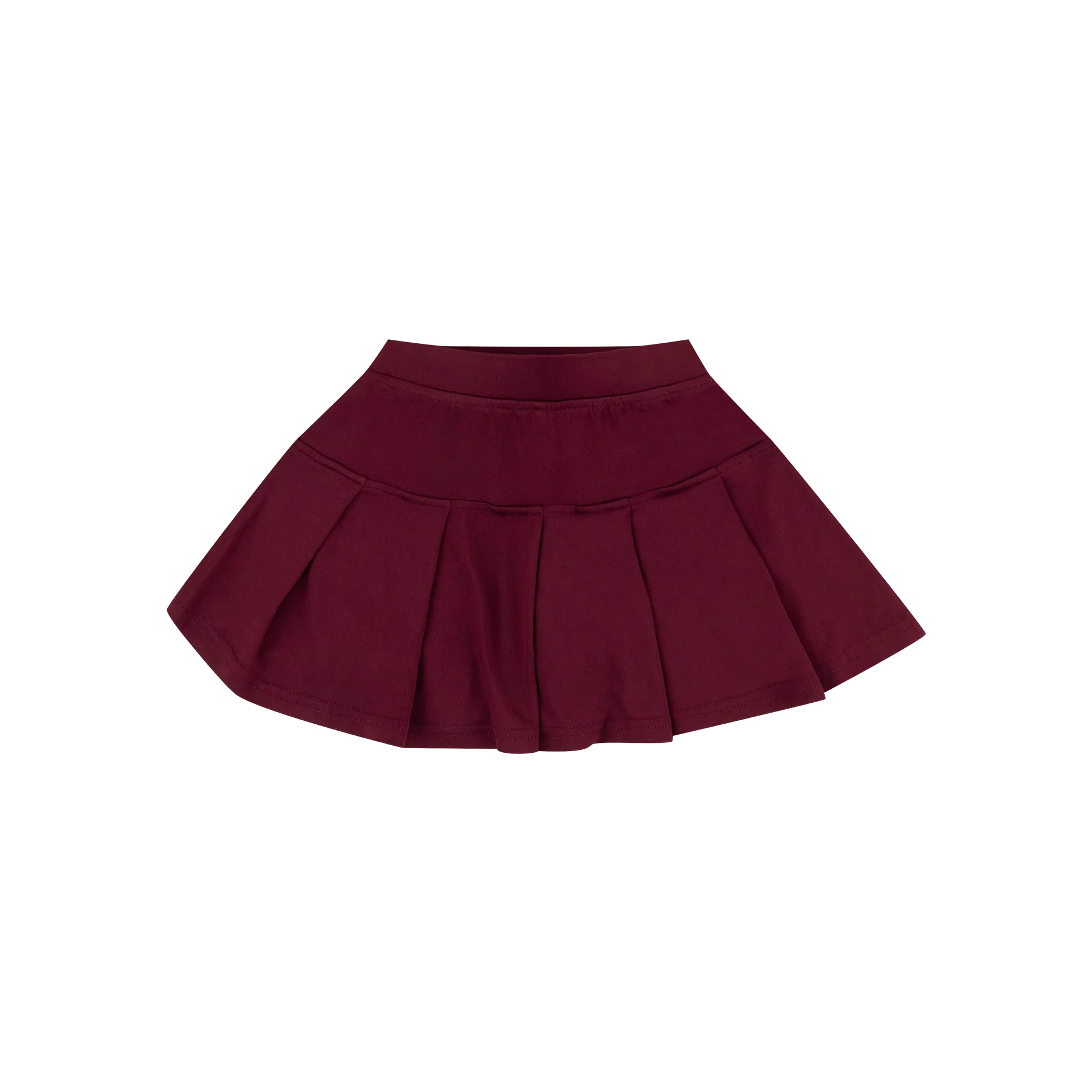 Solid Maroon Skort