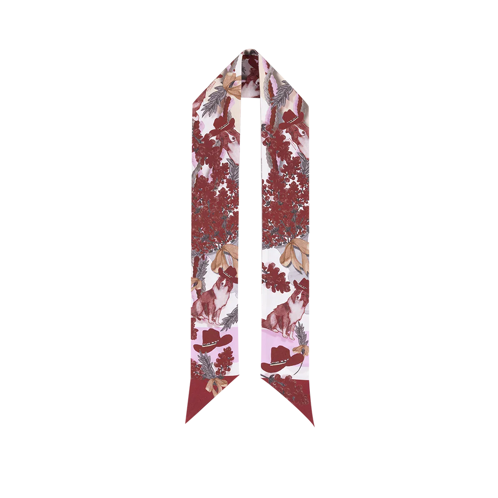 Sorority & Sisterhood Heirloom Scarflette - Maroon - Image 2