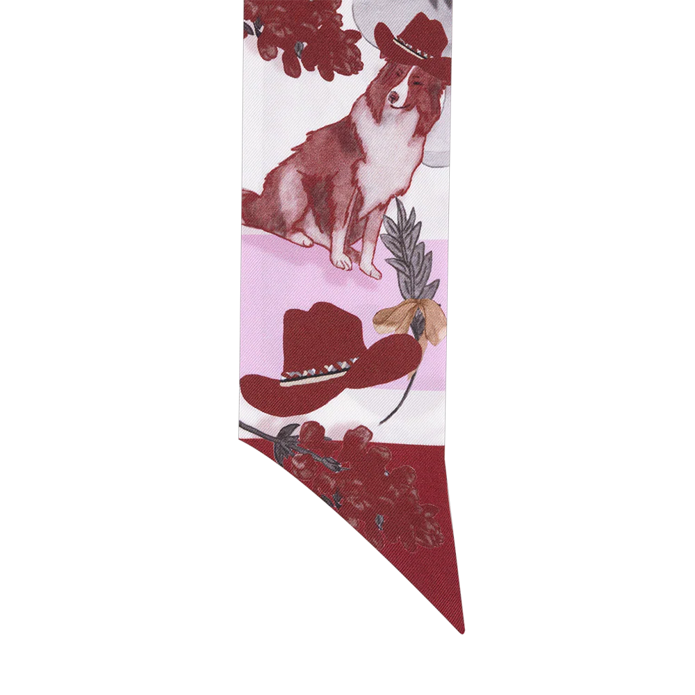 Sorority & Sisterhood Heirloom Scarflette - Maroon - Image 3