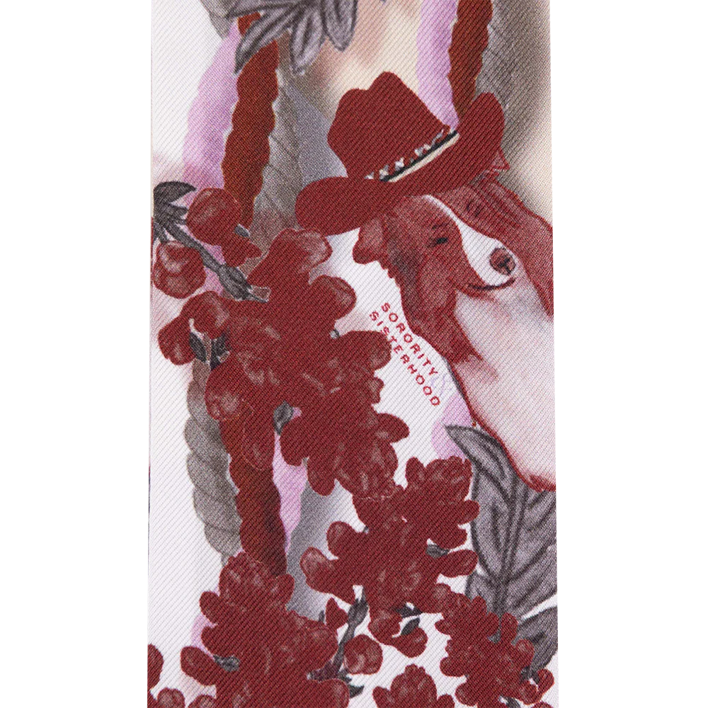 Sorority & Sisterhood Heirloom Scarflette - Maroon - Image 4