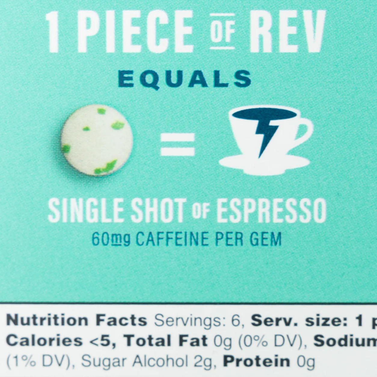 Spearmint Rev Energy Gum - Image 2