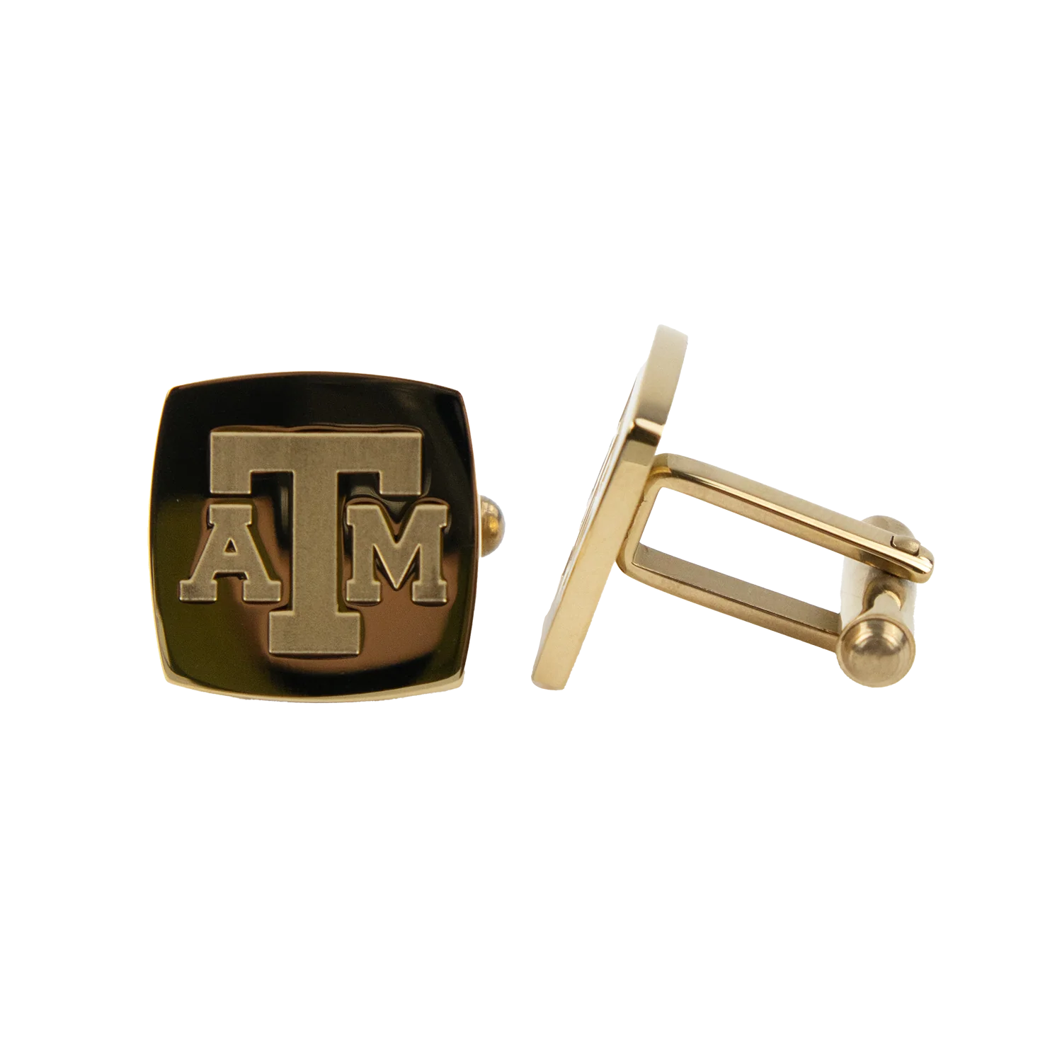 Texas A&M Gold Square ATM Cufflinks