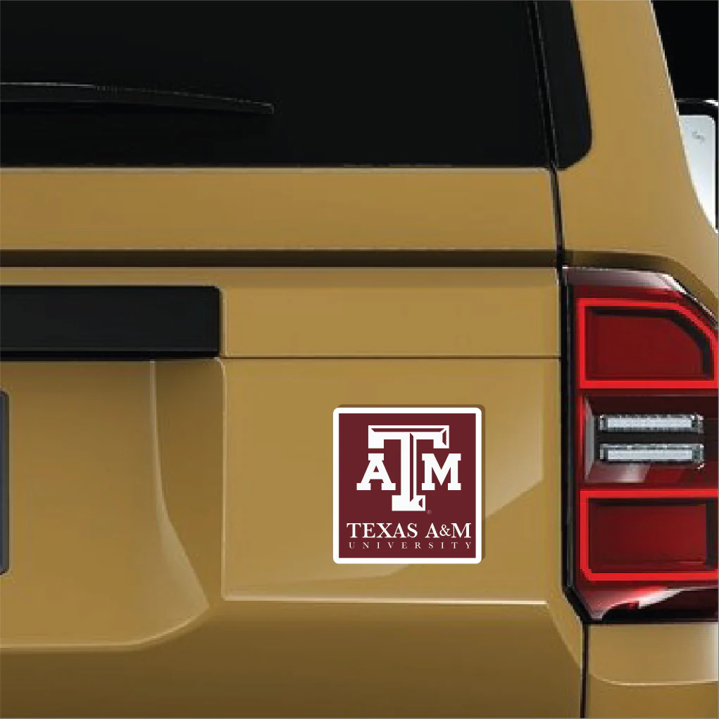 Texas A&M Square Magnet - Image 2