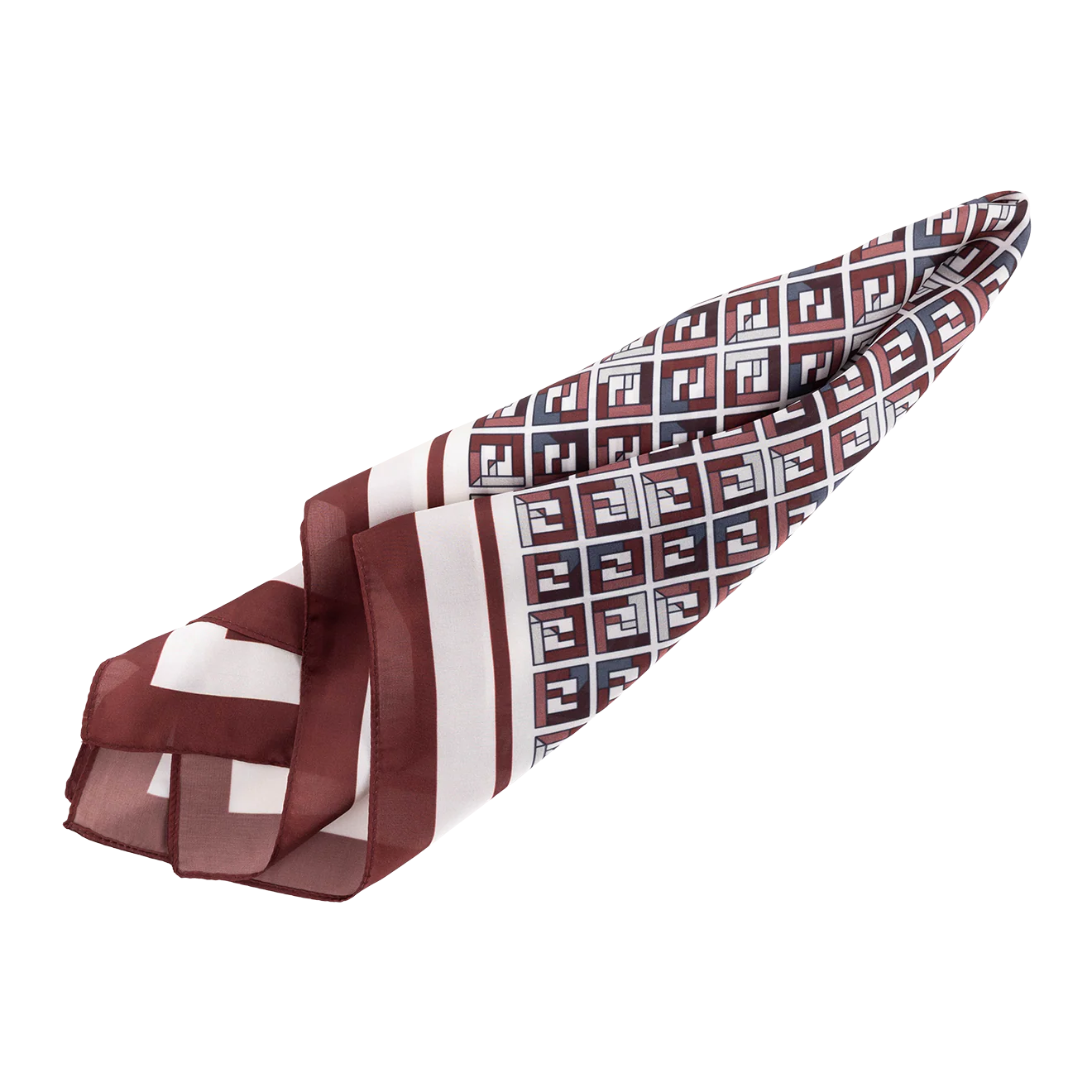 Squared Pattern Scarf - Image 4