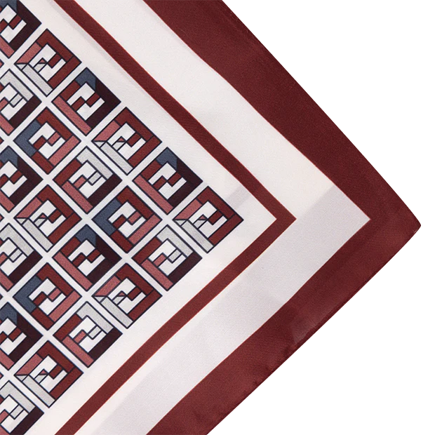 Squared Pattern Scarf Mini - Image 3