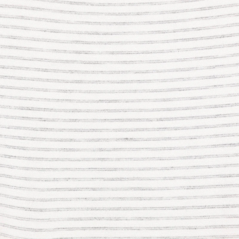 Staccato Round Neck Grey Pinstripe Jersey Top - Image 4