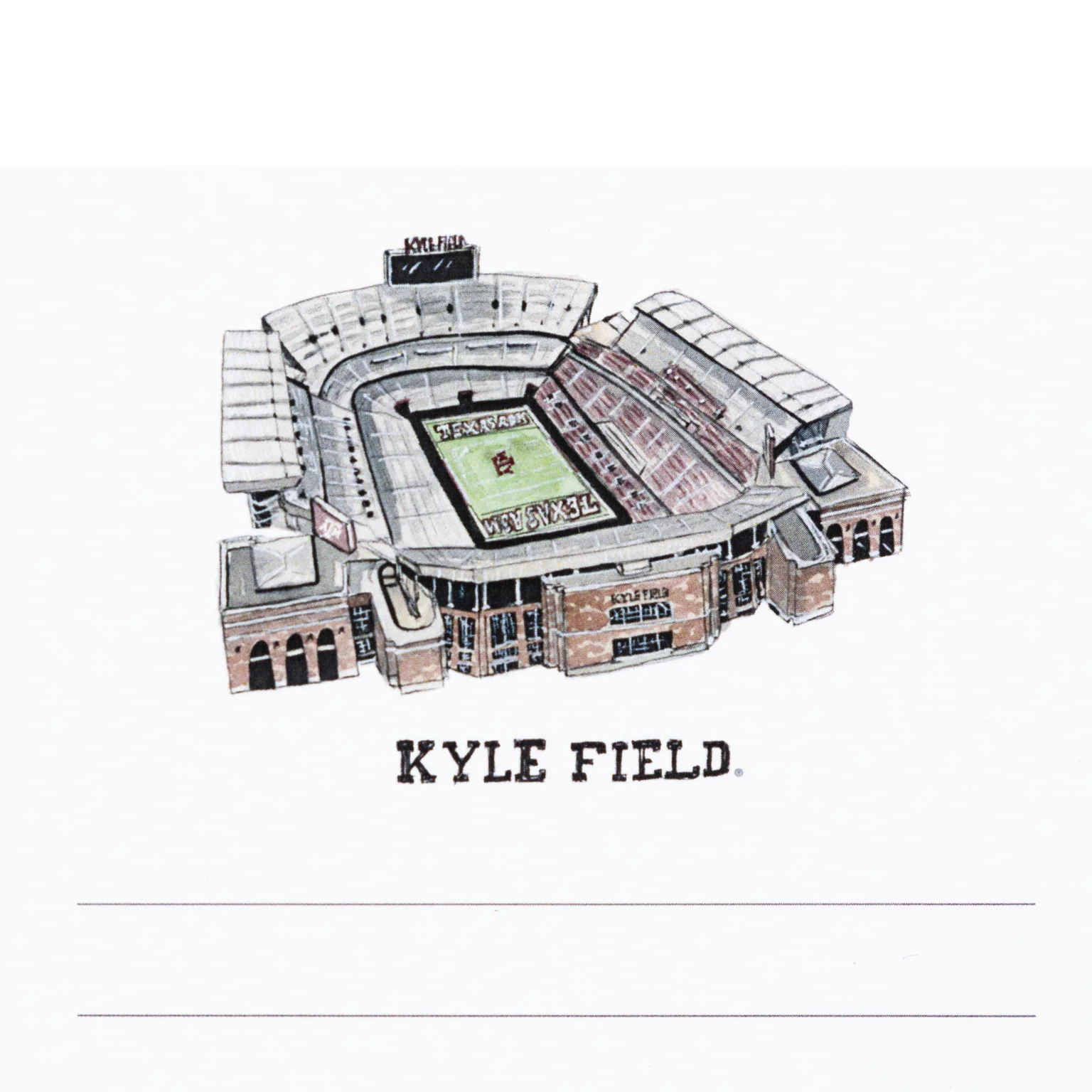 Texas A&M Stadium Notepad - Image 3