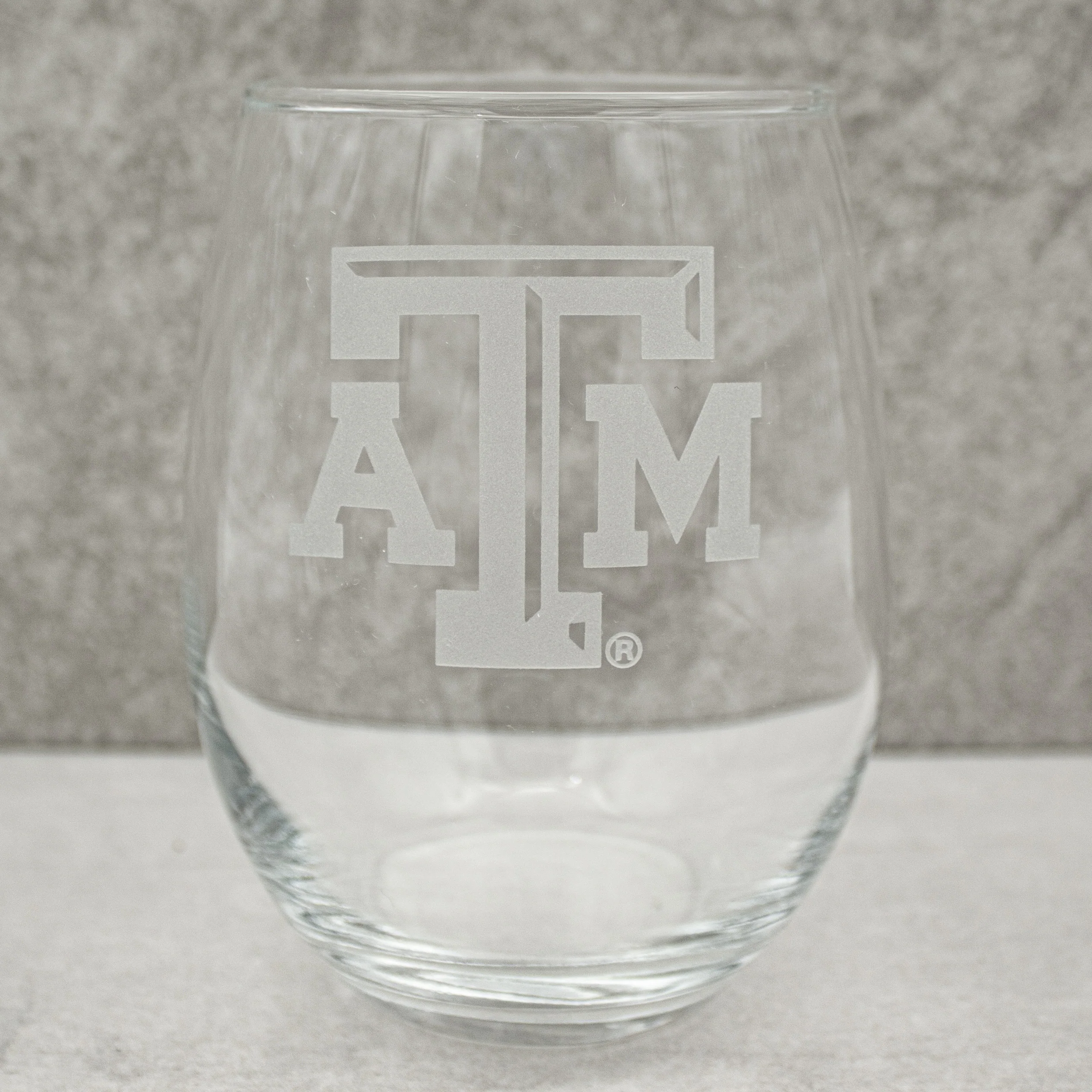 Texas A&M Campus Crystal Stemless Wine Set - Image 6