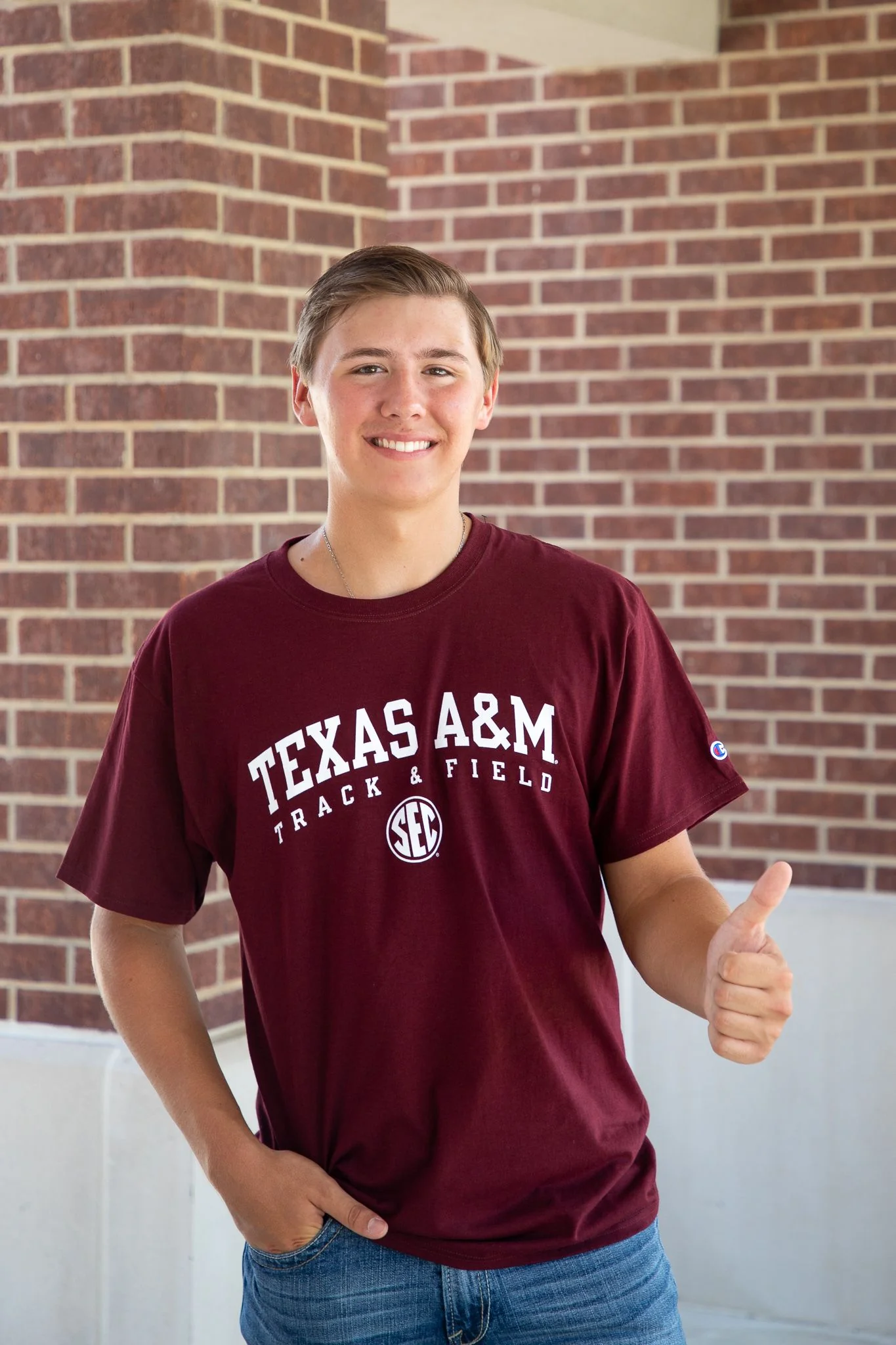 Texas A&M Champion Track & Field SEC T-Shirt - Image 3
