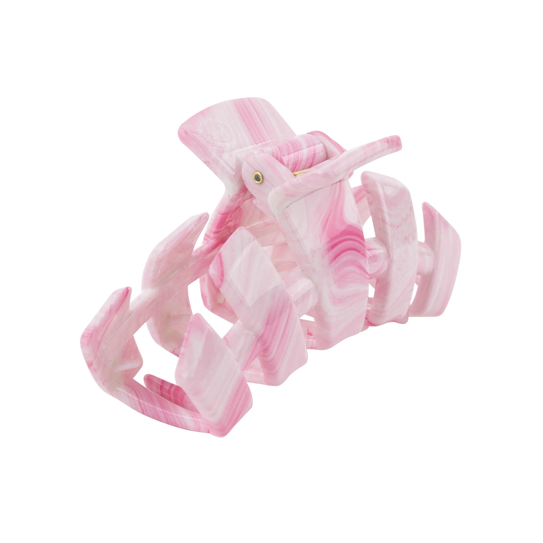 Teleties Iridescent Medium Hair Clip - Pink - Image 2