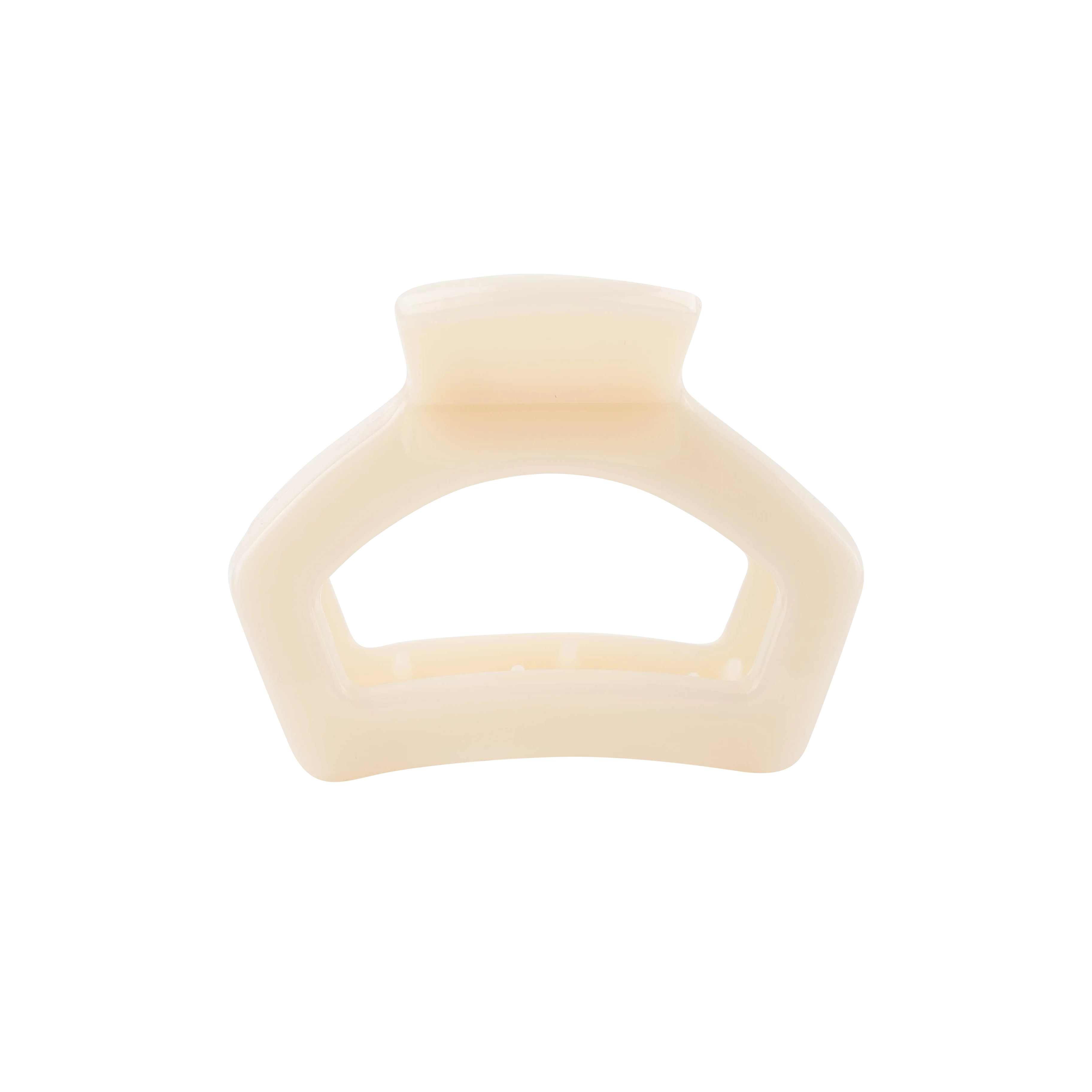 Teleties Petite Claw Clip - White